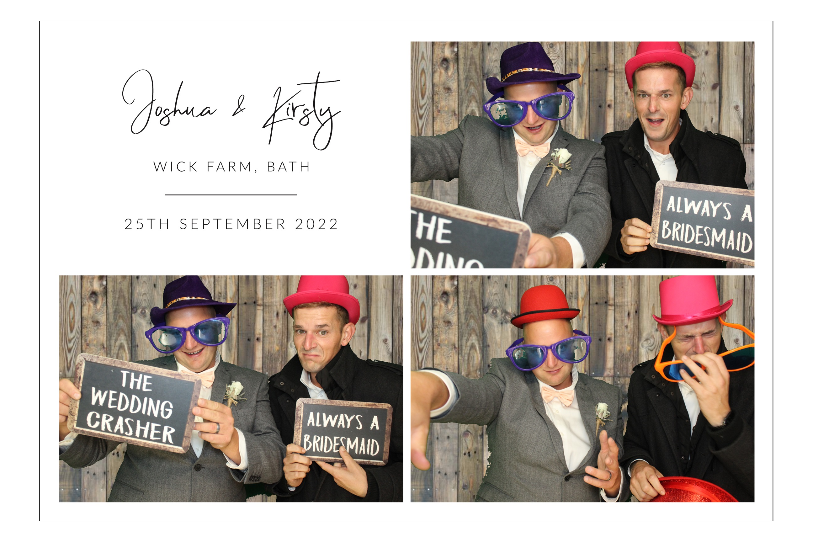 Joshua & Kirsty | View more photos from the event at images.mobile-photo-booth.com/u/MobilePhotoBoothUK/Joshua-Kirsty