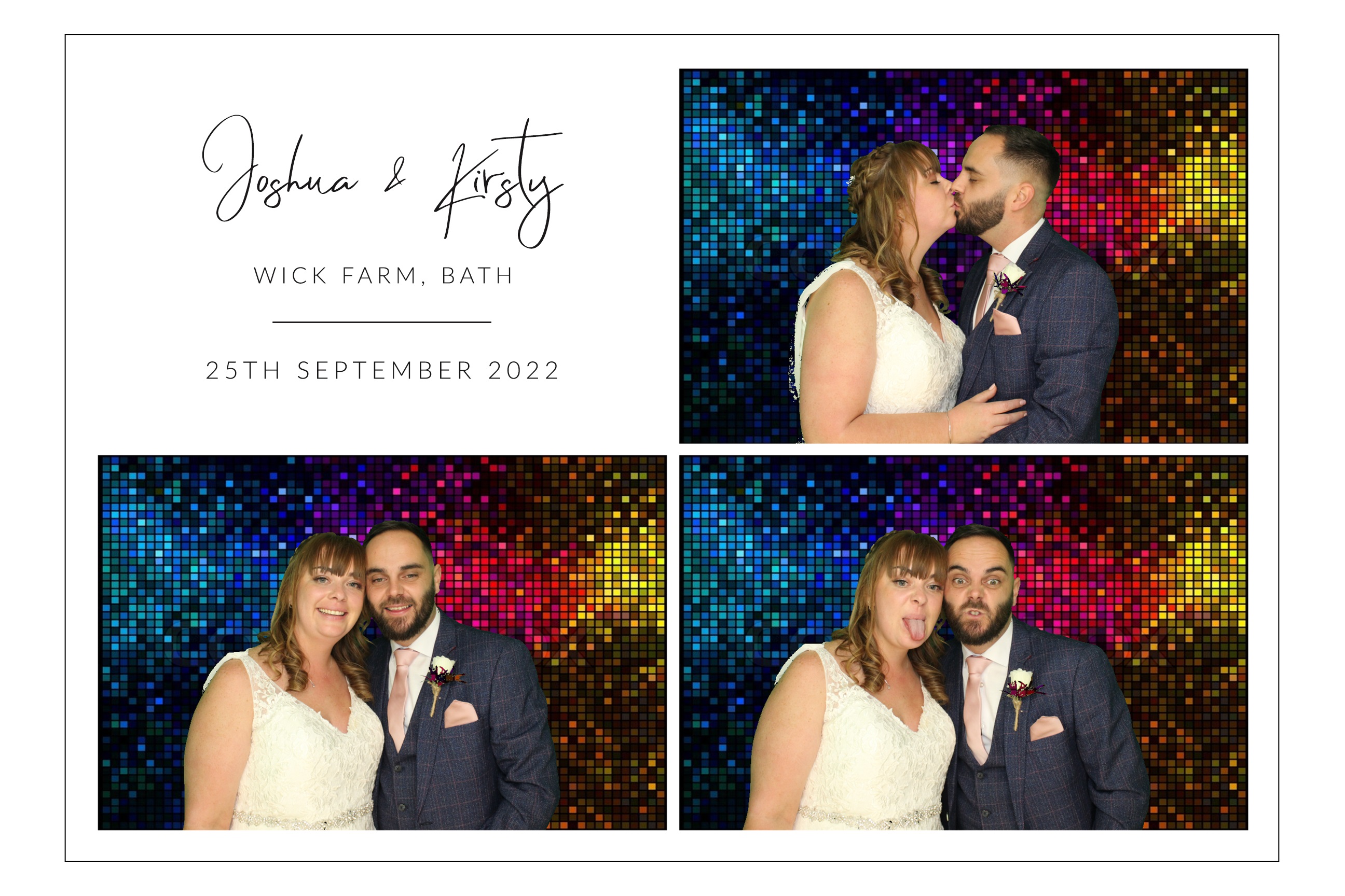 Joshua & Kirsty | View more photos from the event at images.mobile-photo-booth.com/u/MobilePhotoBoothUK/Joshua-Kirsty