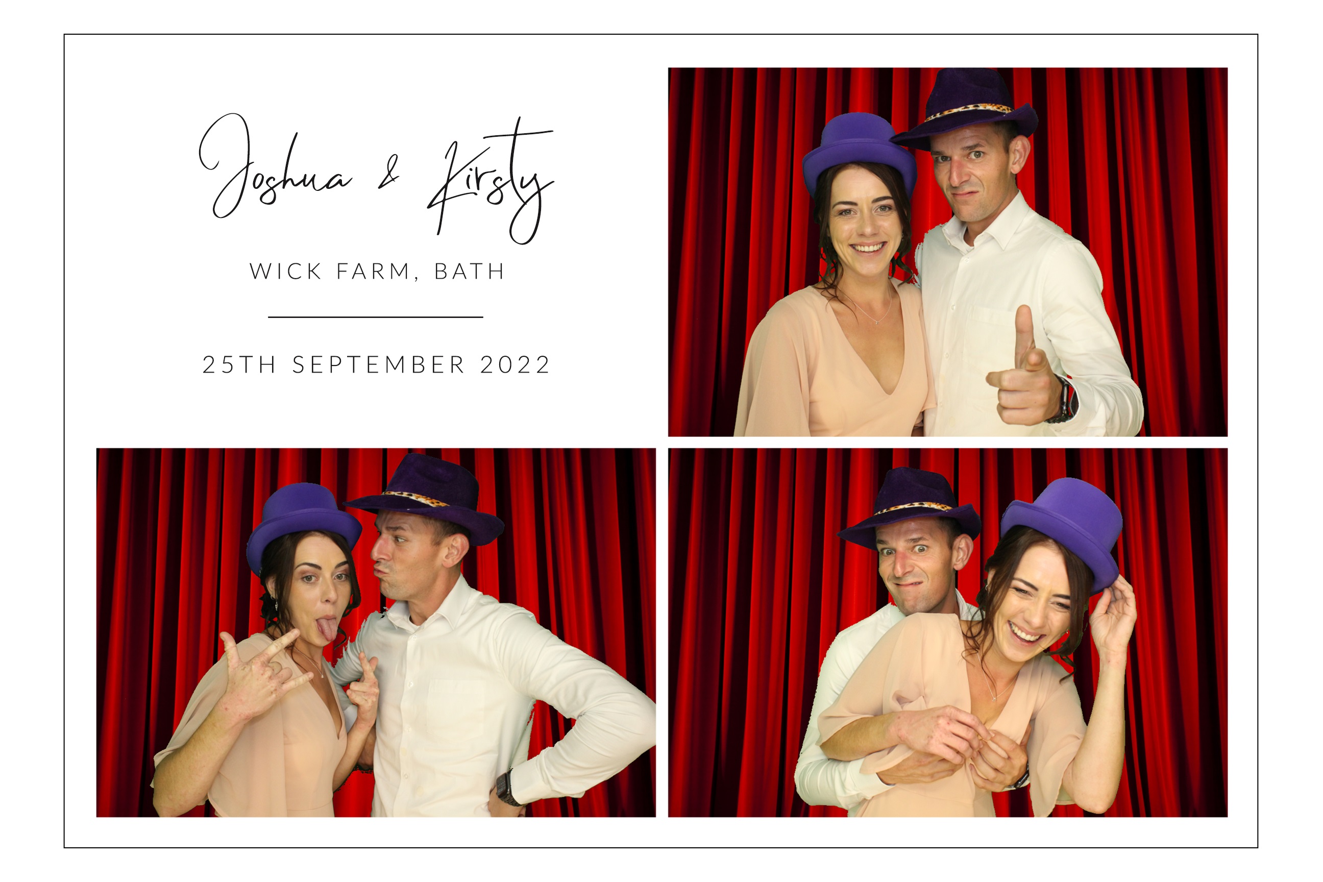Joshua & Kirsty | View more photos from the event at images.mobile-photo-booth.com/u/MobilePhotoBoothUK/Joshua-Kirsty
