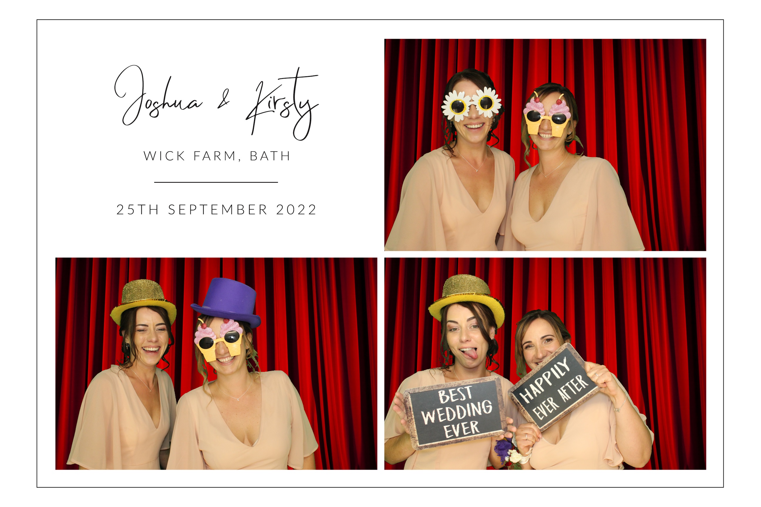 Joshua & Kirsty | View more photos from the event at images.mobile-photo-booth.com/u/MobilePhotoBoothUK/Joshua-Kirsty