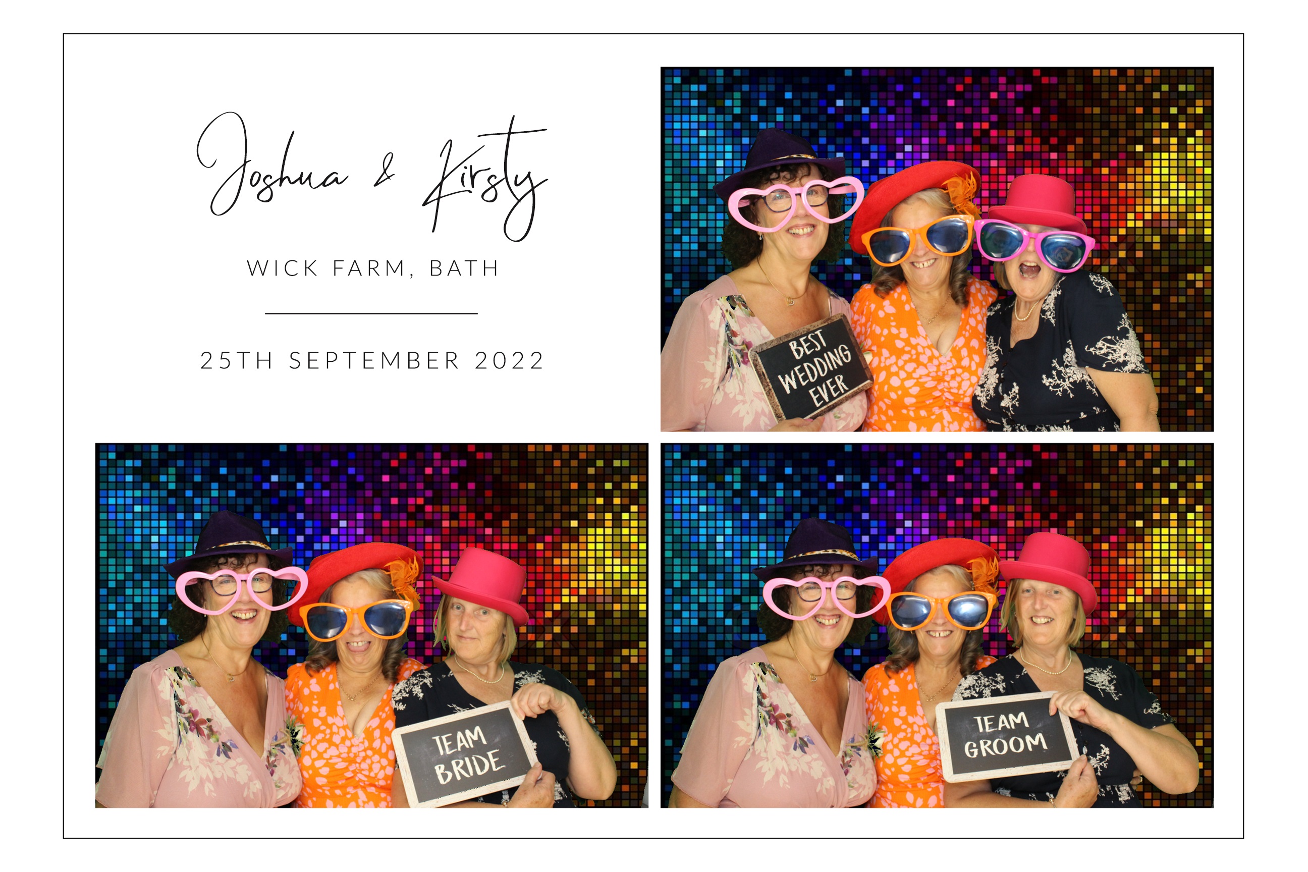 Joshua & Kirsty | View more photos from the event at images.mobile-photo-booth.com/u/MobilePhotoBoothUK/Joshua-Kirsty