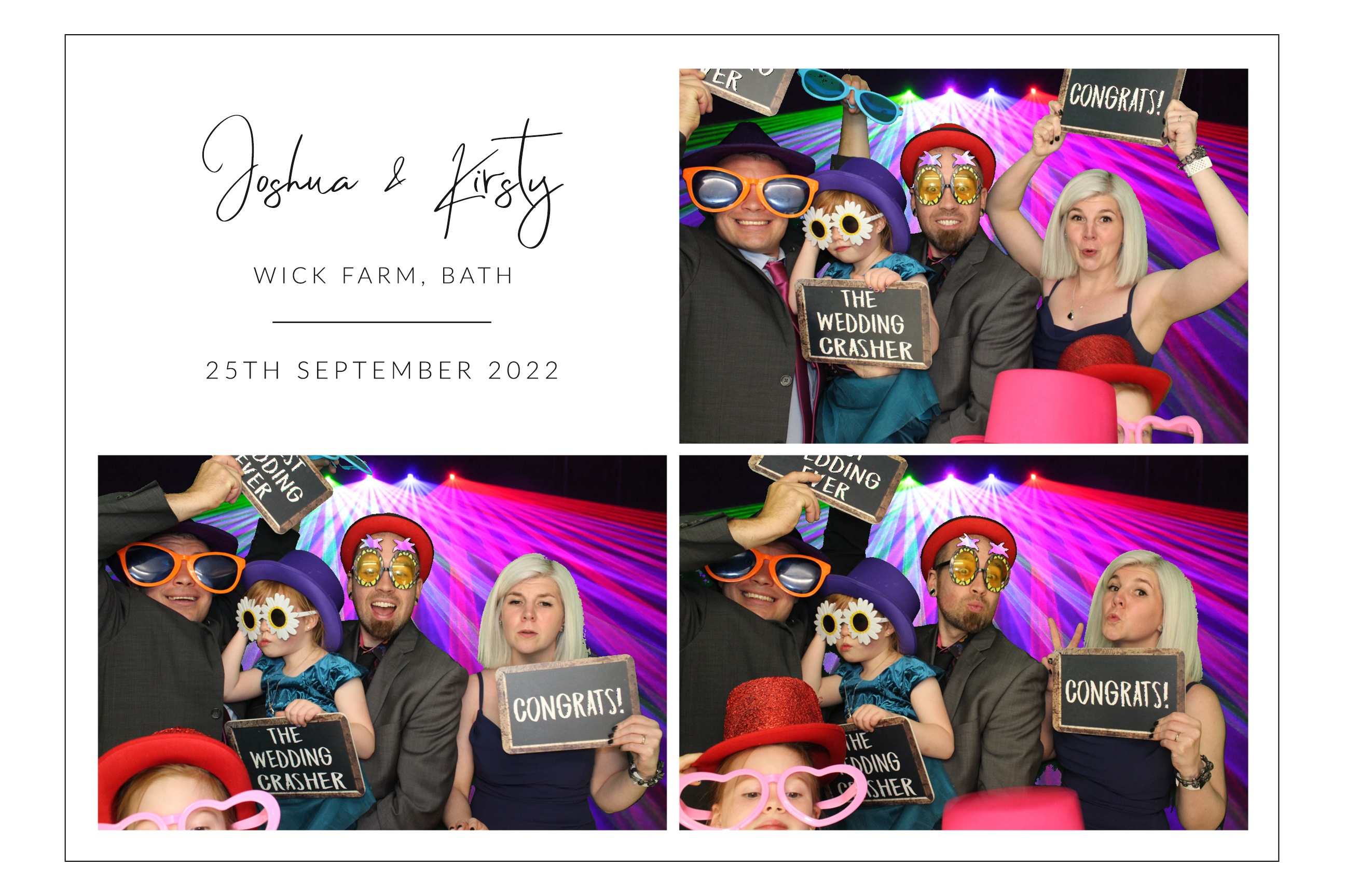 Joshua & Kirsty | View more photos from the event at images.mobile-photo-booth.com/u/MobilePhotoBoothUK/Joshua-Kirsty