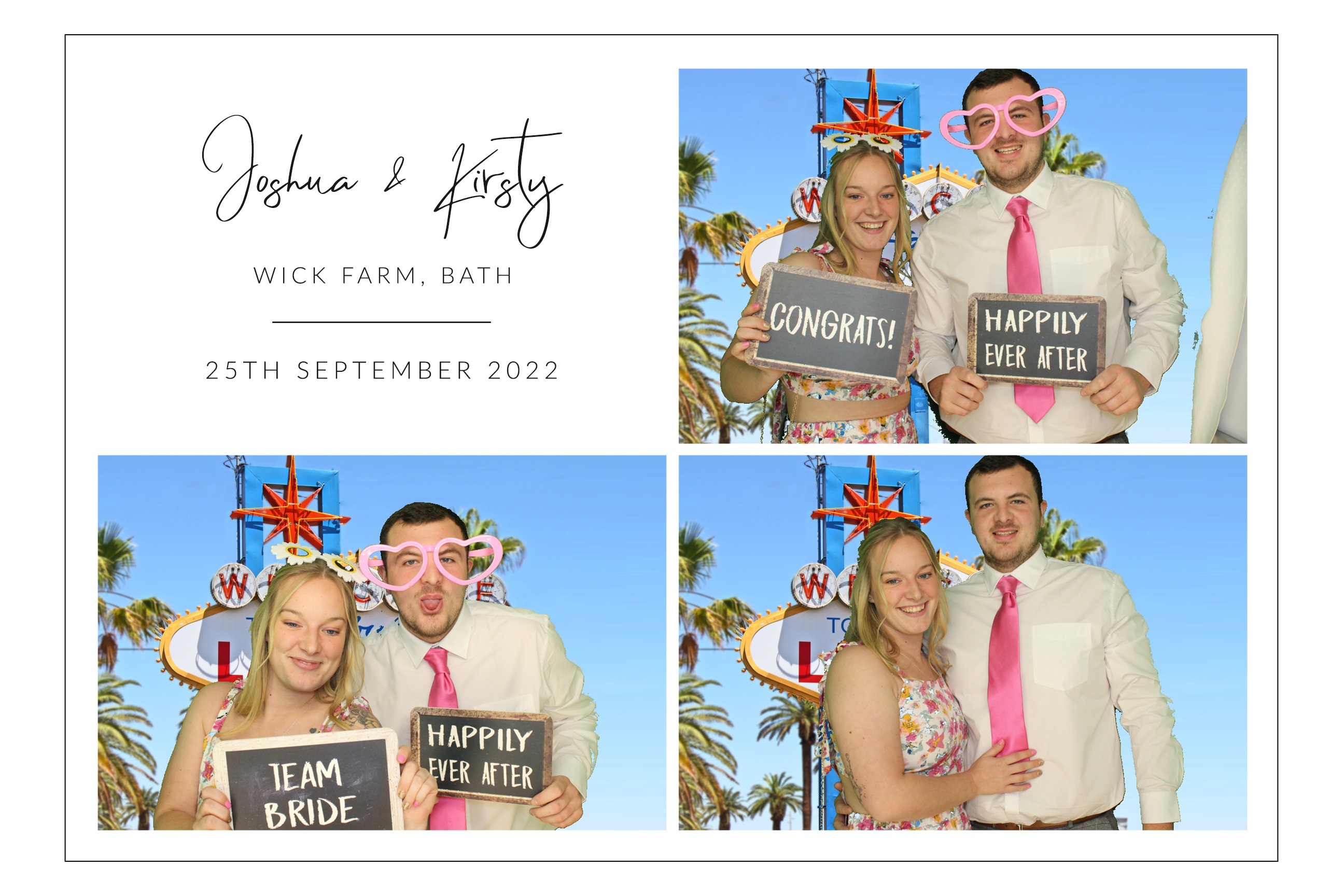 Joshua & Kirsty | View more photos from the event at images.mobile-photo-booth.com/u/MobilePhotoBoothUK/Joshua-Kirsty