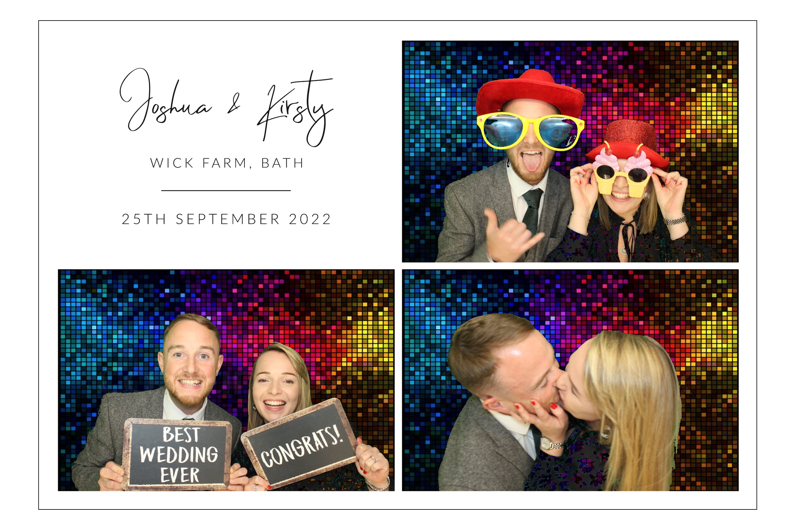 Joshua & Kirsty | View more photos from the event at images.mobile-photo-booth.com/u/MobilePhotoBoothUK/Joshua-Kirsty