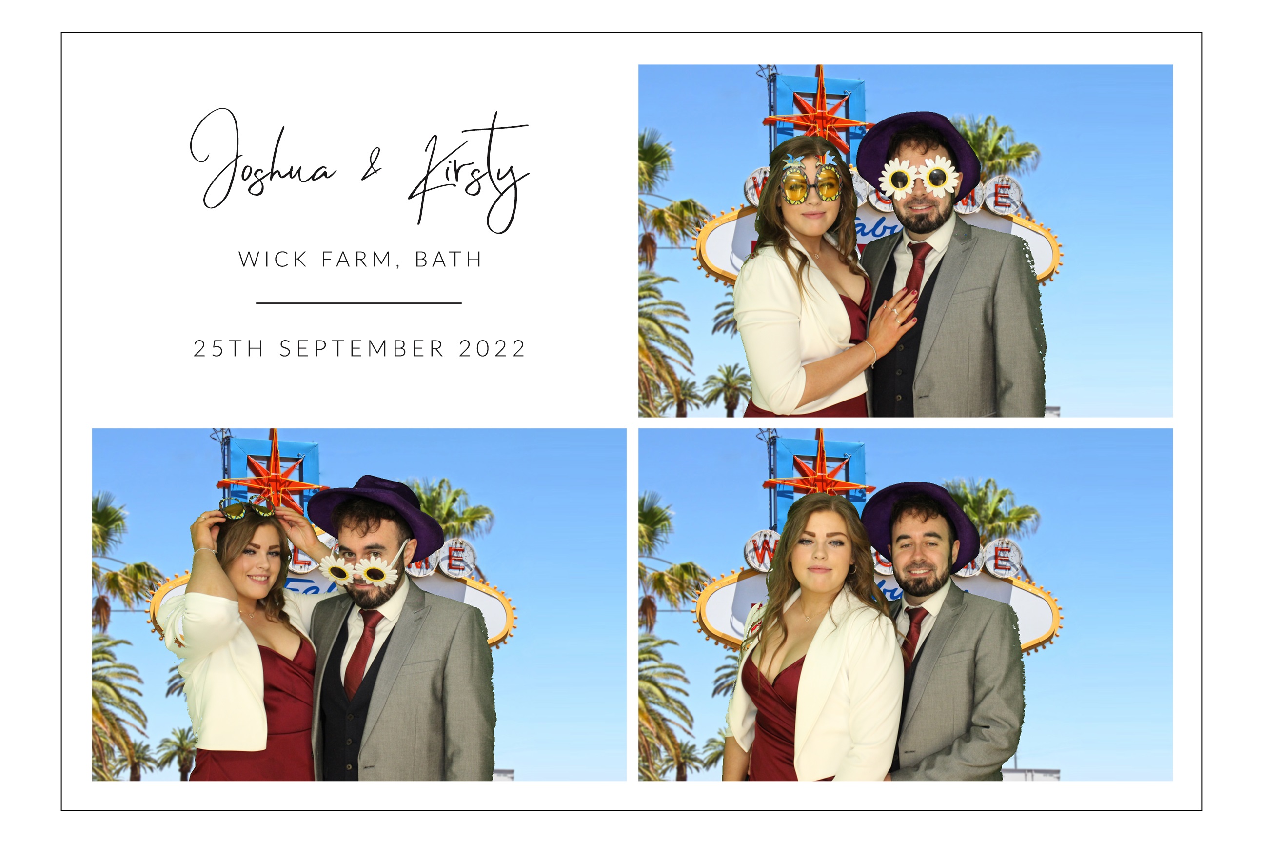 Joshua & Kirsty | View more photos from the event at images.mobile-photo-booth.com/u/MobilePhotoBoothUK/Joshua-Kirsty