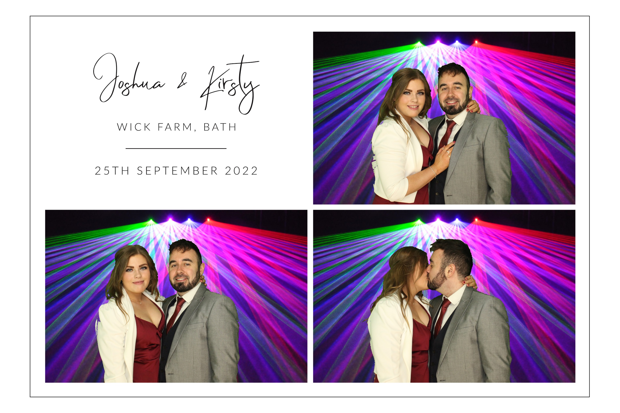 Joshua & Kirsty | View more photos from the event at images.mobile-photo-booth.com/u/MobilePhotoBoothUK/Joshua-Kirsty