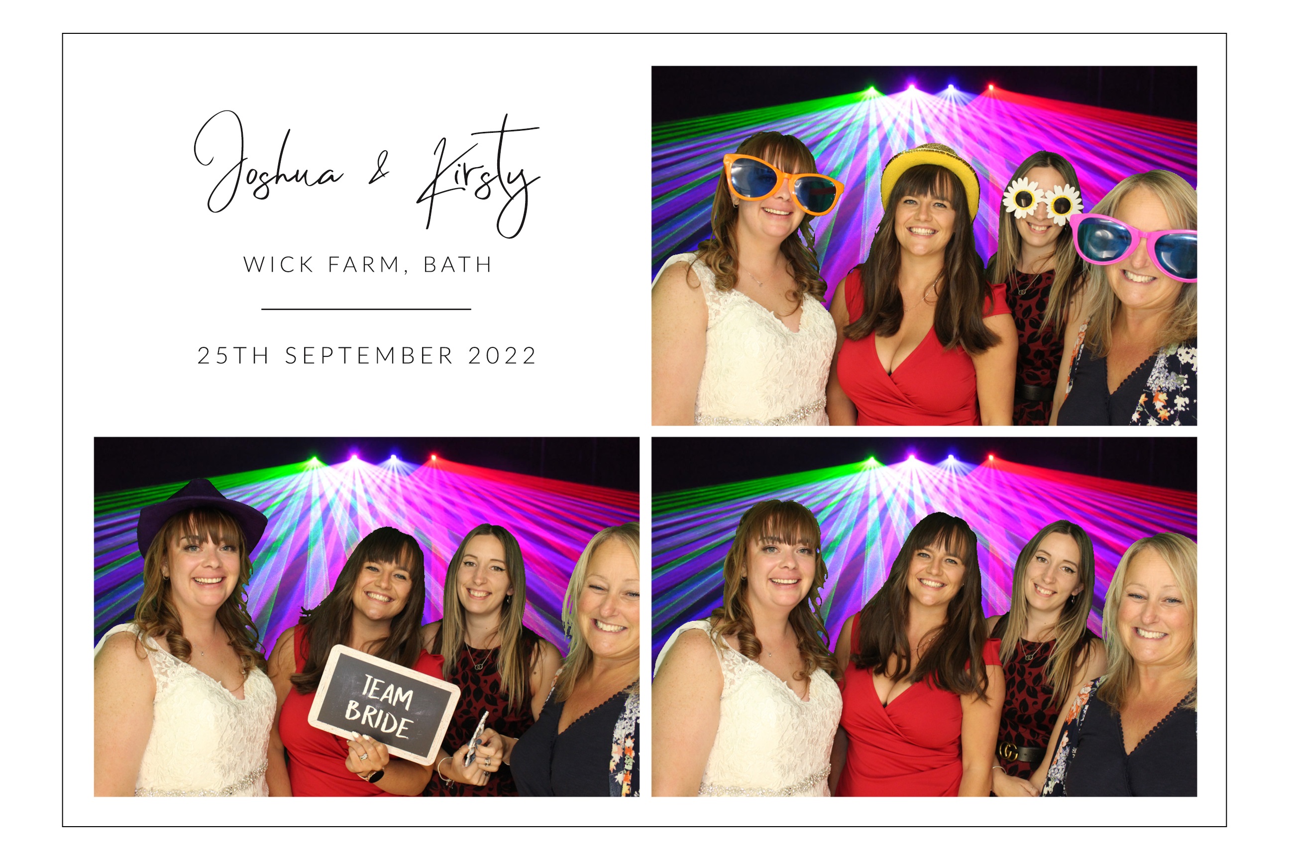 Joshua & Kirsty | View more photos from the event at images.mobile-photo-booth.com/u/MobilePhotoBoothUK/Joshua-Kirsty
