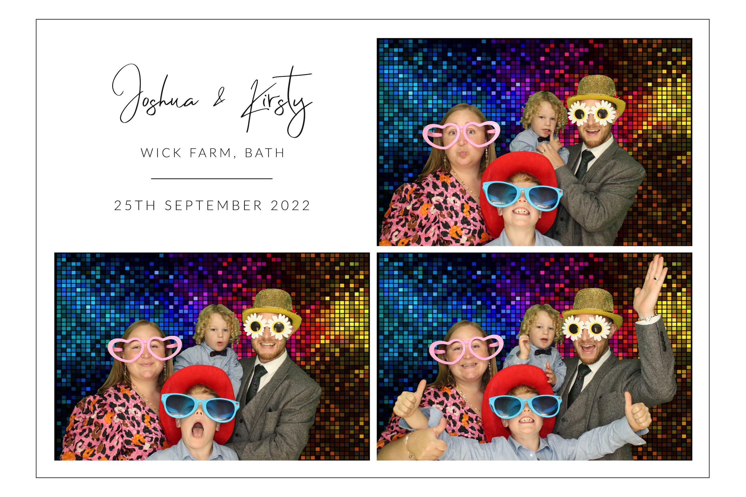 Joshua & Kirsty | View more photos from the event at images.mobile-photo-booth.com/u/MobilePhotoBoothUK/Joshua-Kirsty