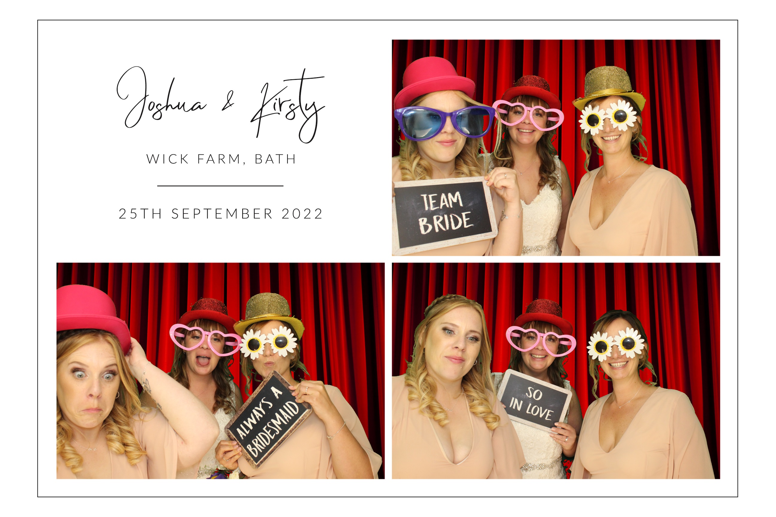 Joshua & Kirsty | View more photos from the event at images.mobile-photo-booth.com/u/MobilePhotoBoothUK/Joshua-Kirsty