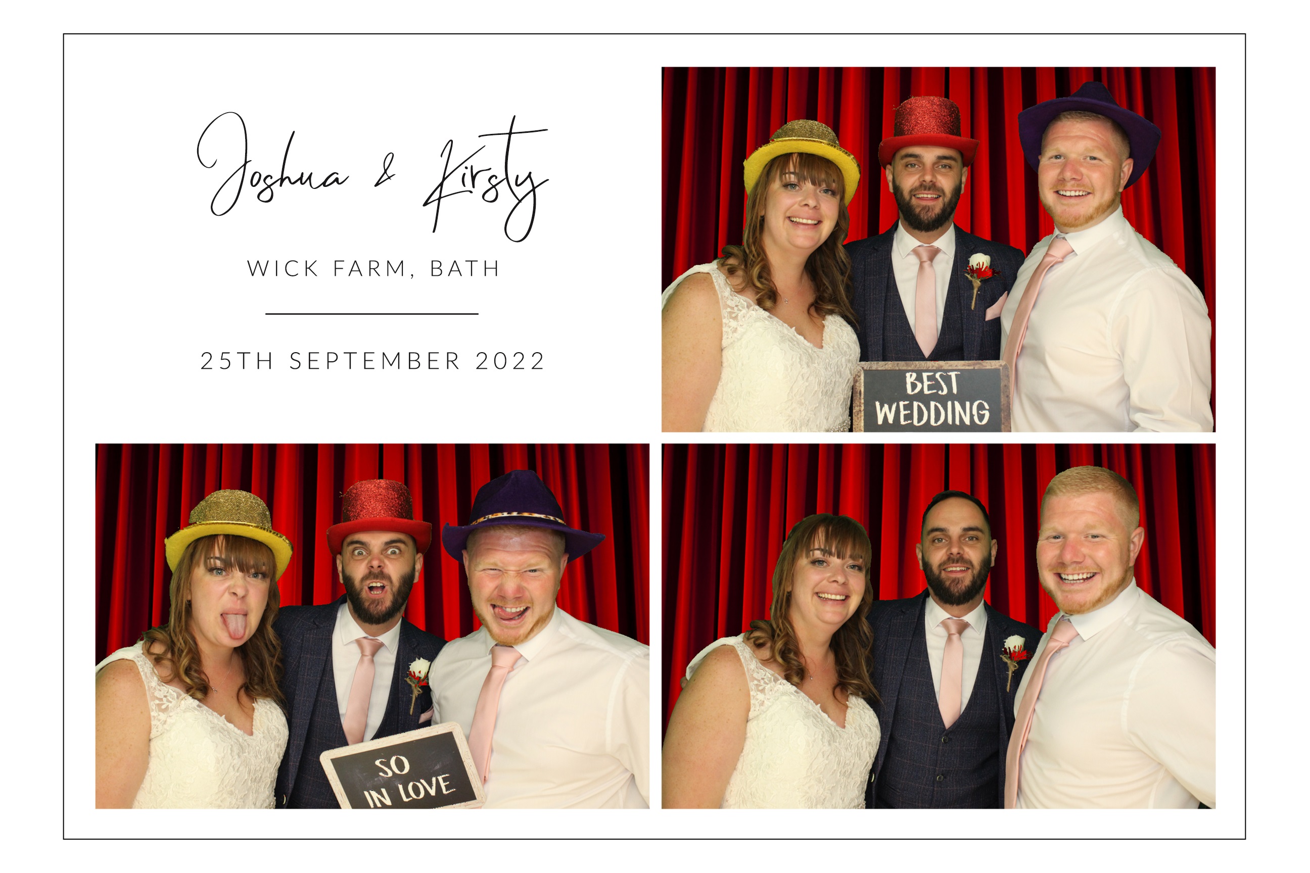 Joshua & Kirsty | View more photos from the event at images.mobile-photo-booth.com/u/MobilePhotoBoothUK/Joshua-Kirsty