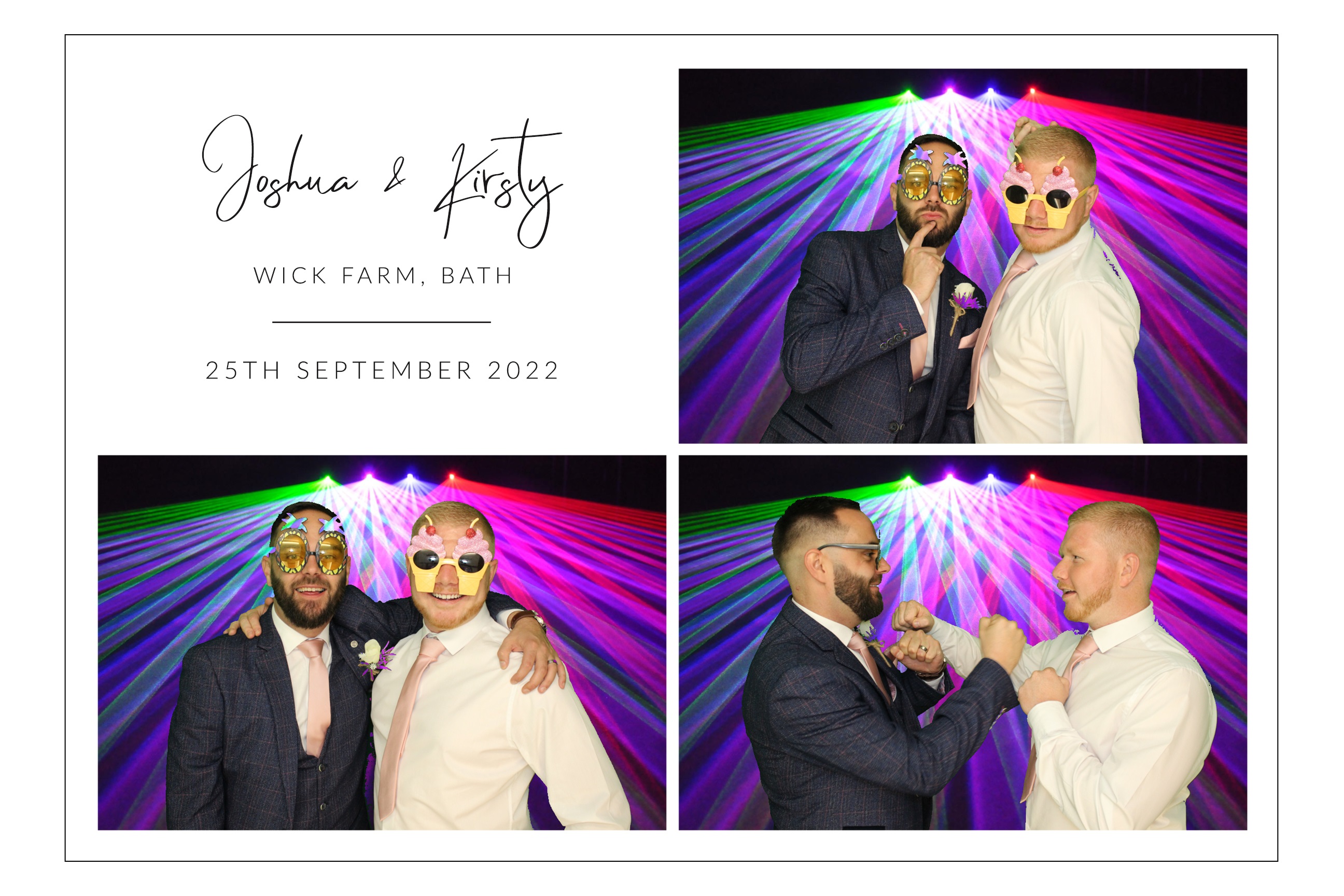 Joshua & Kirsty | View more photos from the event at images.mobile-photo-booth.com/u/MobilePhotoBoothUK/Joshua-Kirsty