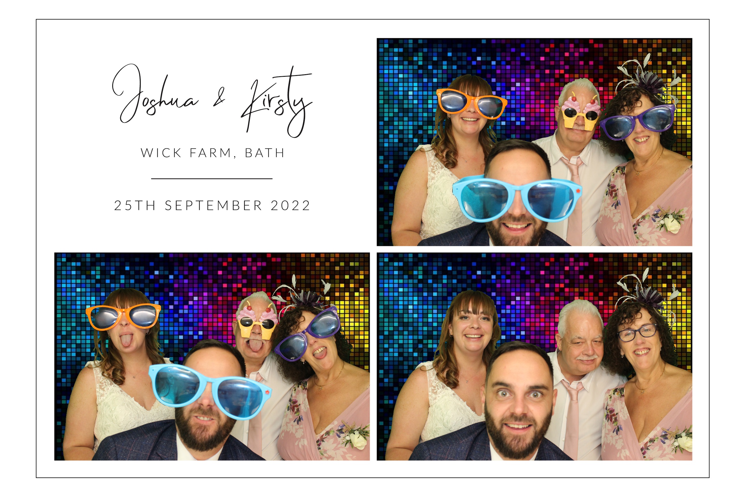 Joshua & Kirsty | View more photos from the event at images.mobile-photo-booth.com/u/MobilePhotoBoothUK/Joshua-Kirsty