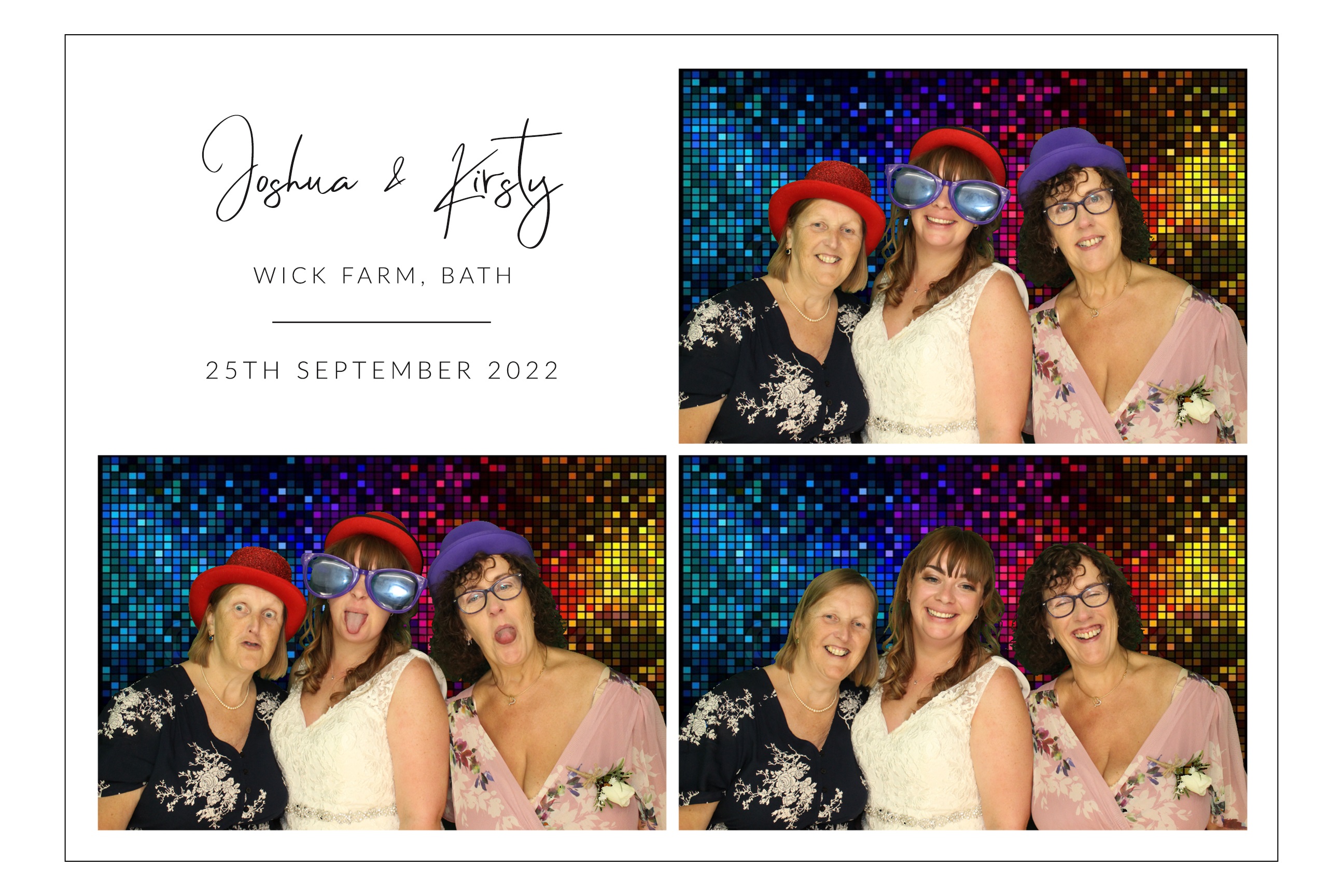 Joshua & Kirsty | View more photos from the event at images.mobile-photo-booth.com/u/MobilePhotoBoothUK/Joshua-Kirsty