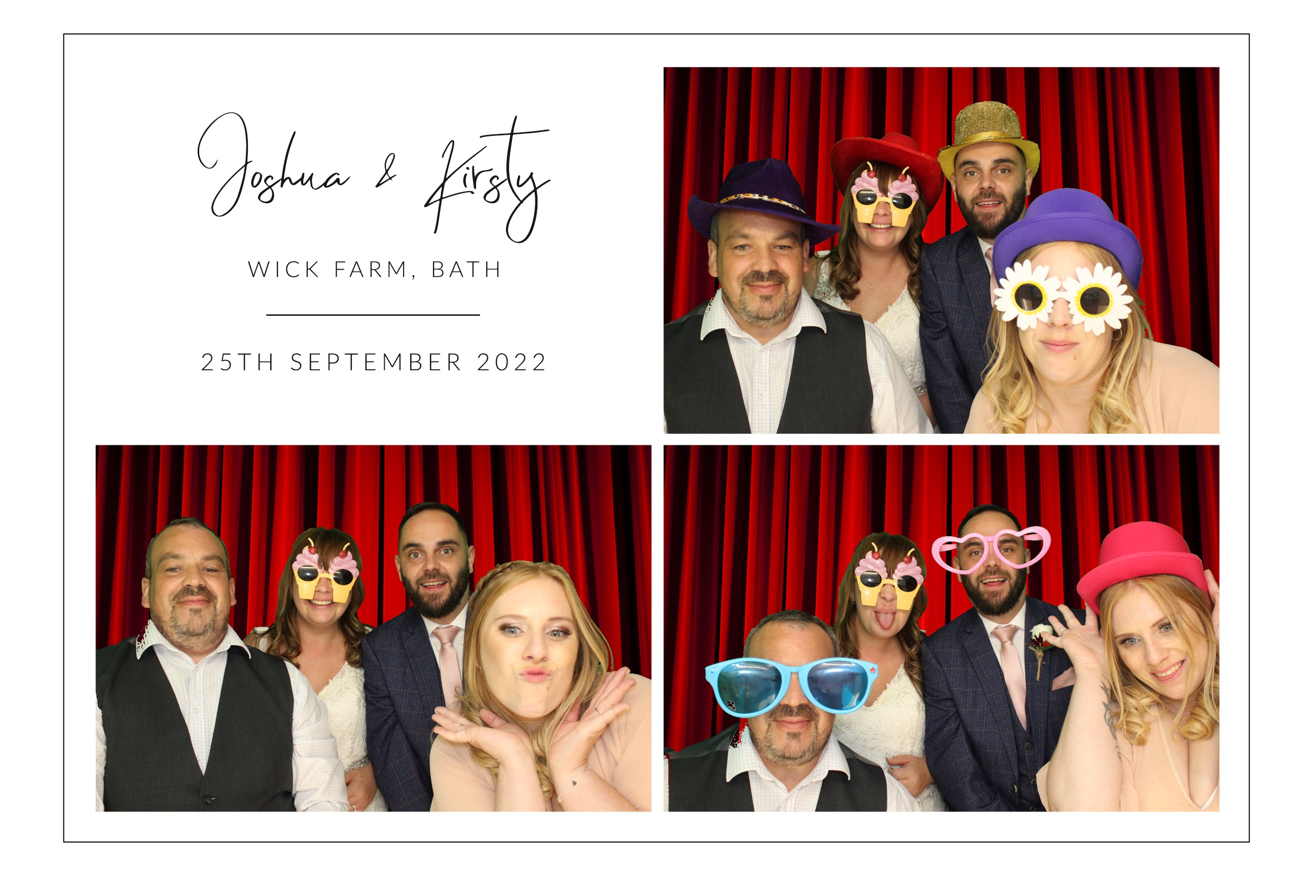 Joshua & Kirsty | View more photos from the event at images.mobile-photo-booth.com/u/MobilePhotoBoothUK/Joshua-Kirsty