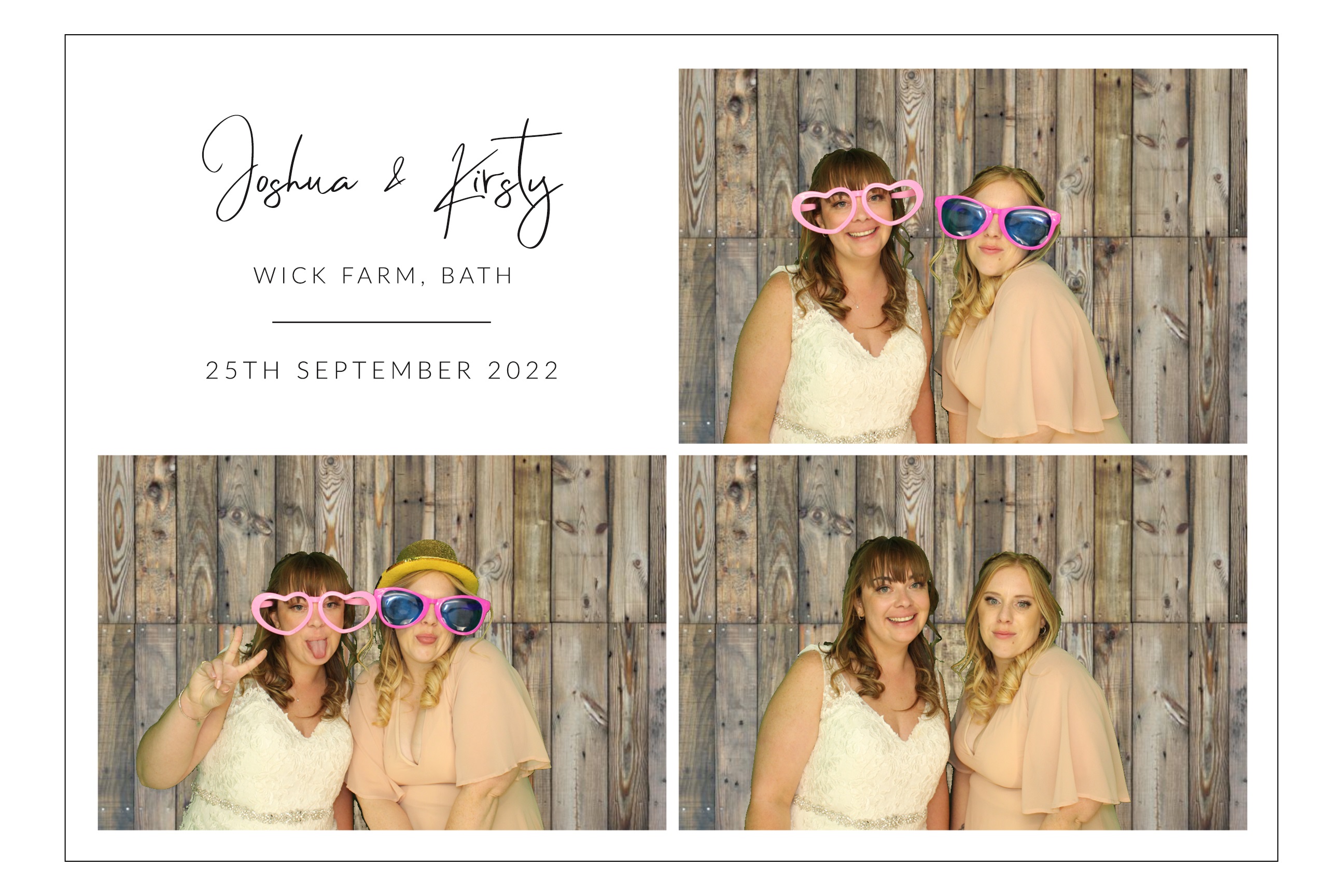 Joshua & Kirsty | View more photos from the event at images.mobile-photo-booth.com/u/MobilePhotoBoothUK/Joshua-Kirsty