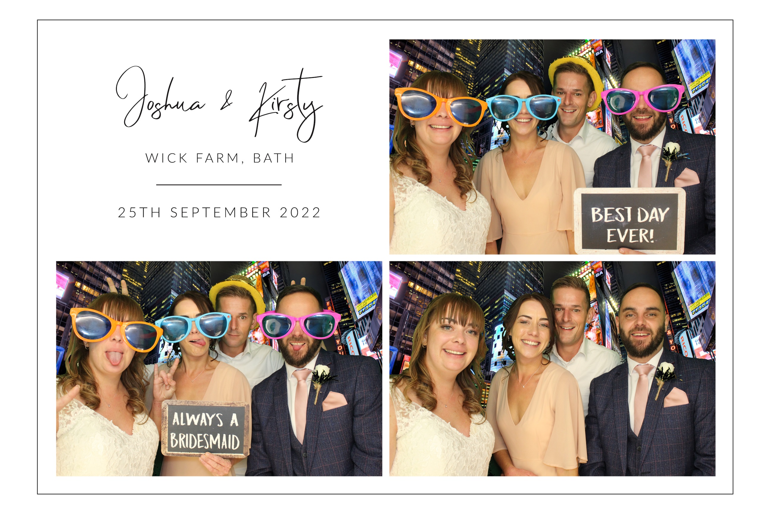 Joshua & Kirsty | View more photos from the event at images.mobile-photo-booth.com/u/MobilePhotoBoothUK/Joshua-Kirsty