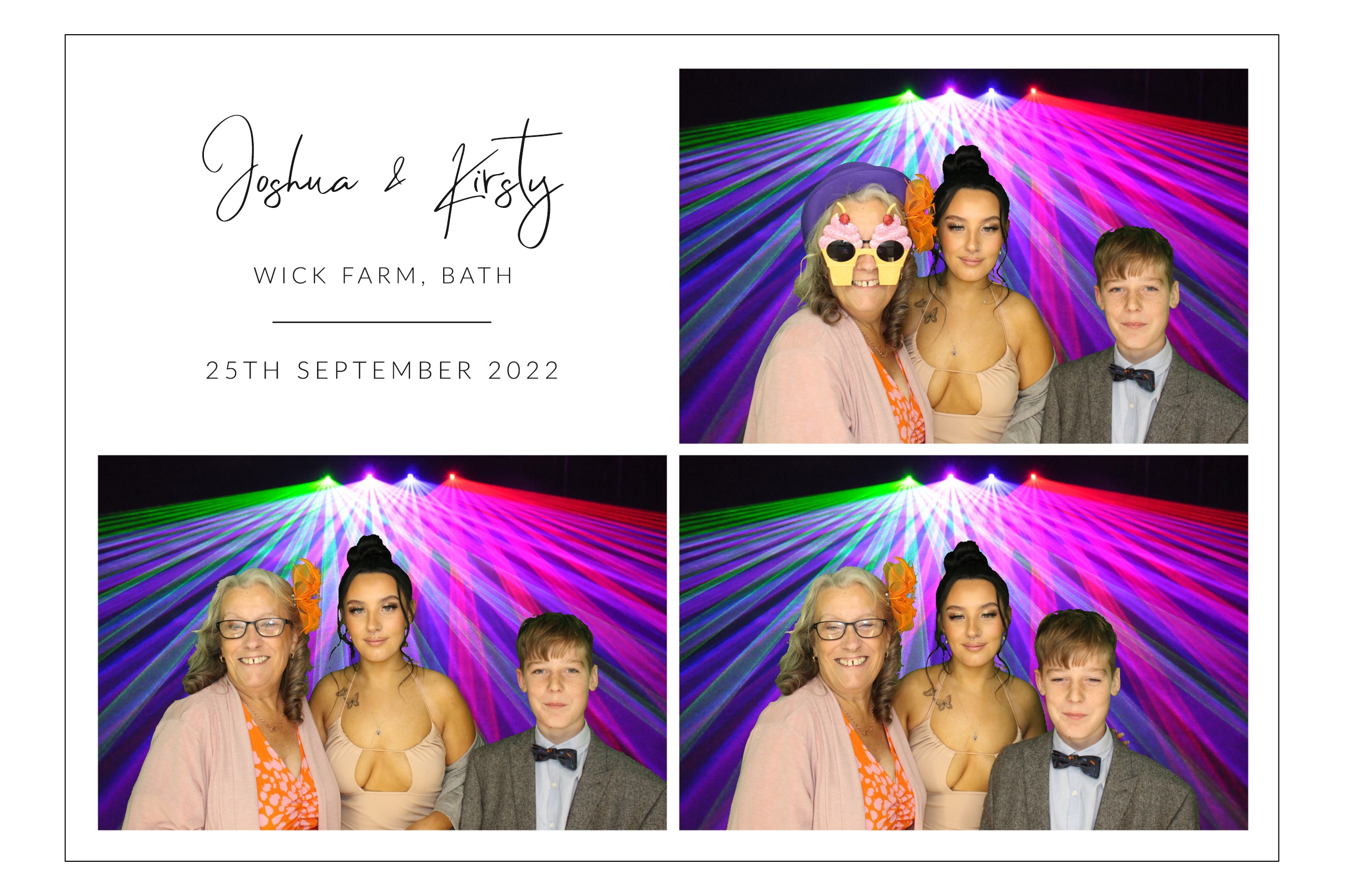 Joshua & Kirsty | View more photos from the event at images.mobile-photo-booth.com/u/MobilePhotoBoothUK/Joshua-Kirsty