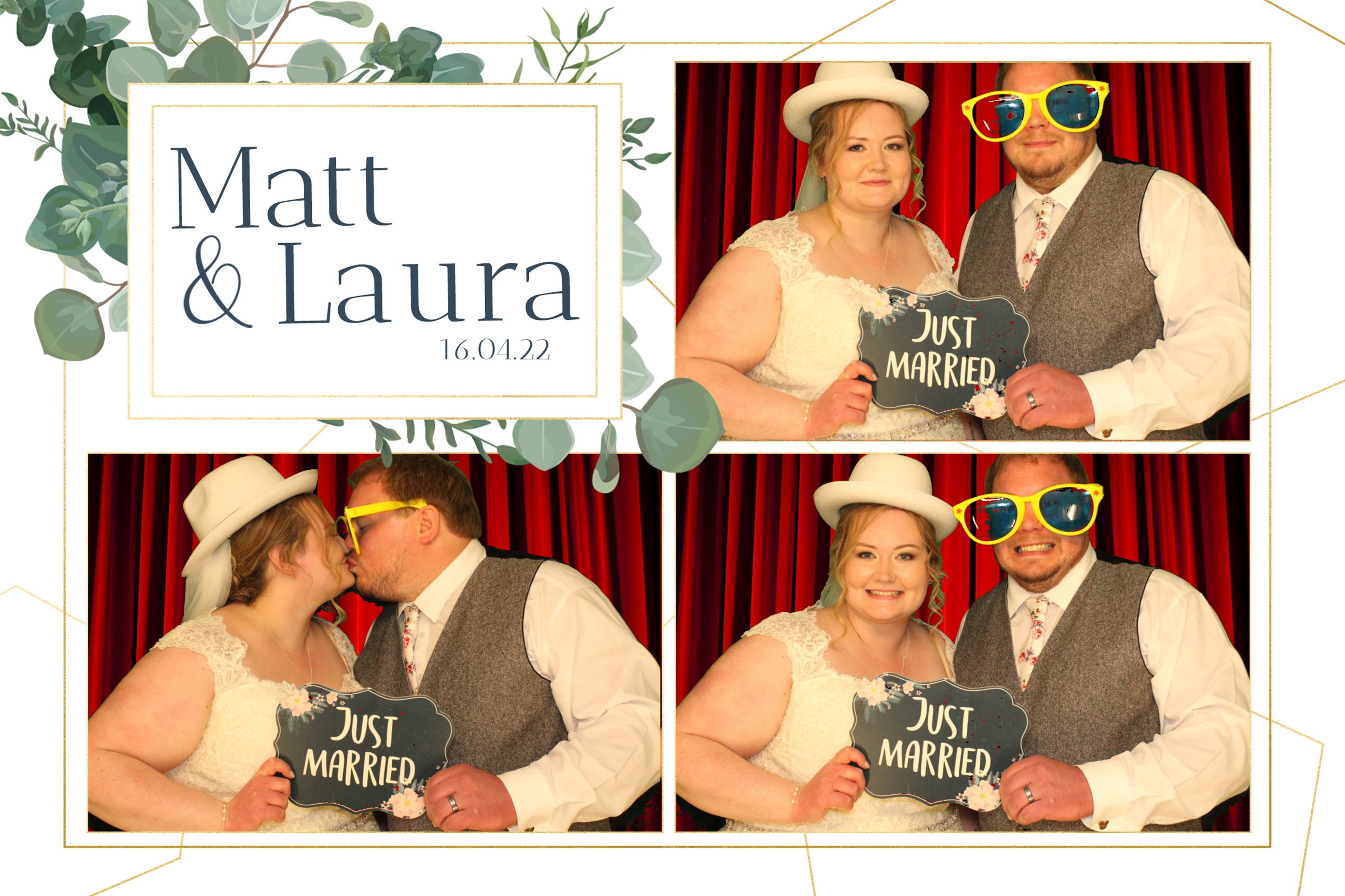 Matt & Laura | View more photos from the event at images.mobile-photo-booth.com/u/MobilePhotoBoothUK/Matt-Laura