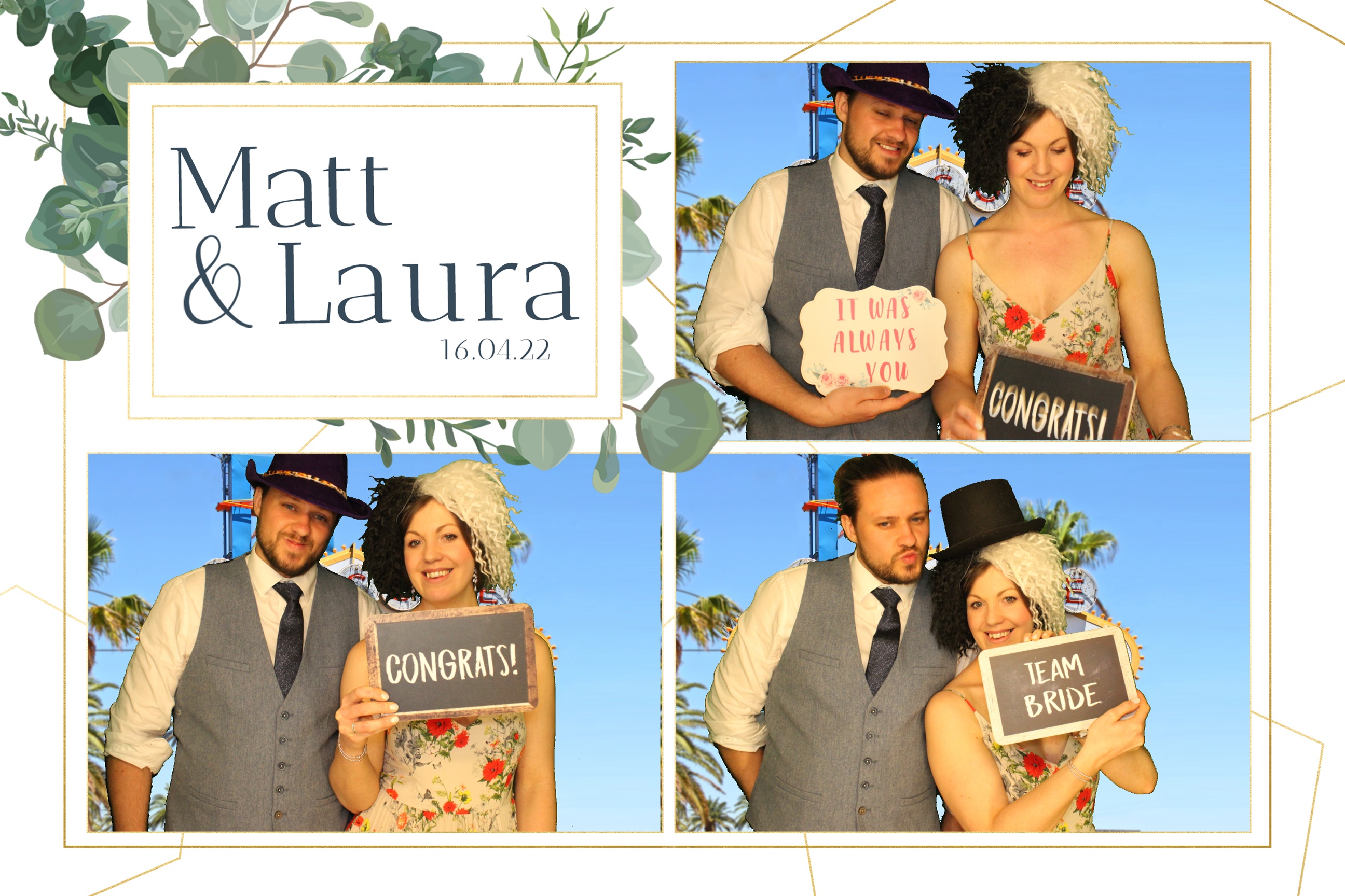 Matt & Laura | View more photos from the event at images.mobile-photo-booth.com/u/MobilePhotoBoothUK/Matt-Laura