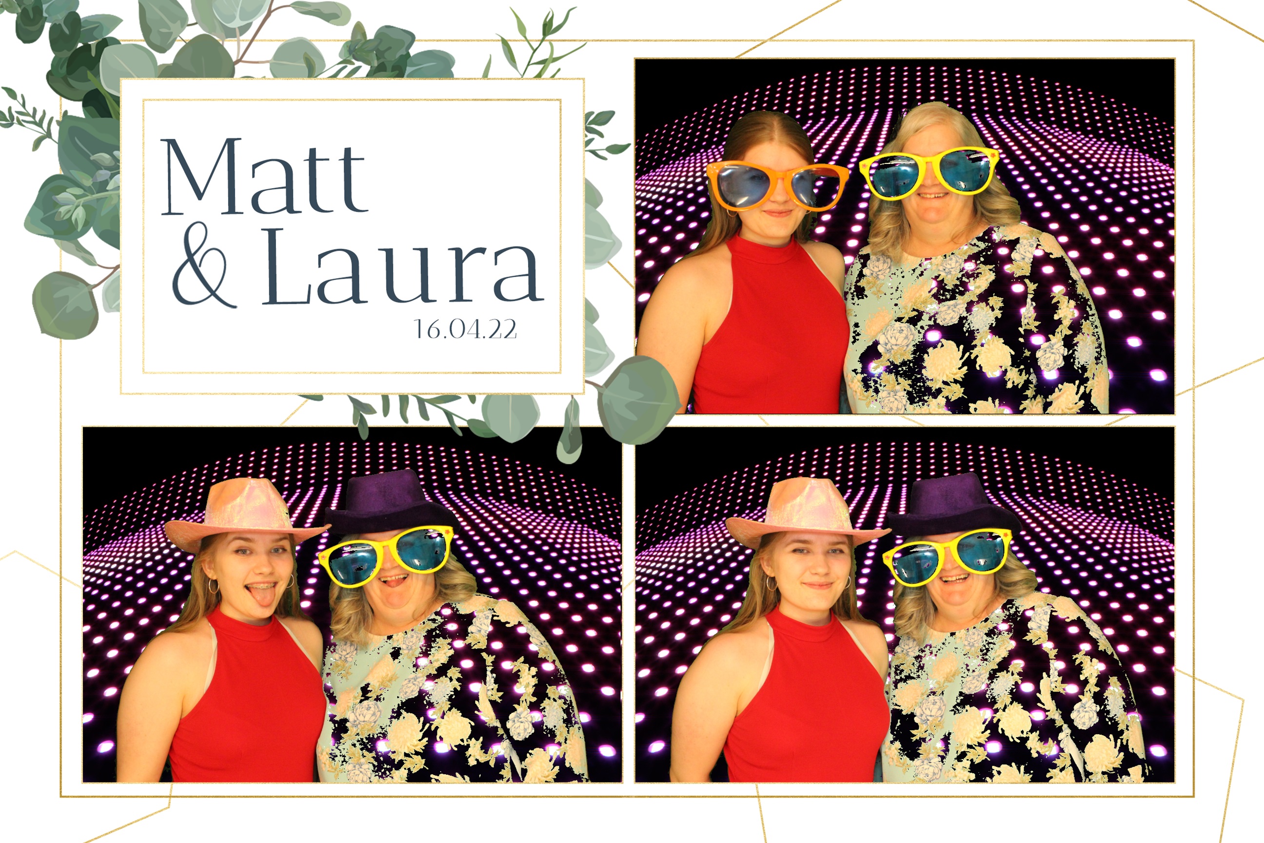 Matt & Laura | View more photos from the event at images.mobile-photo-booth.com/u/MobilePhotoBoothUK/Matt-Laura