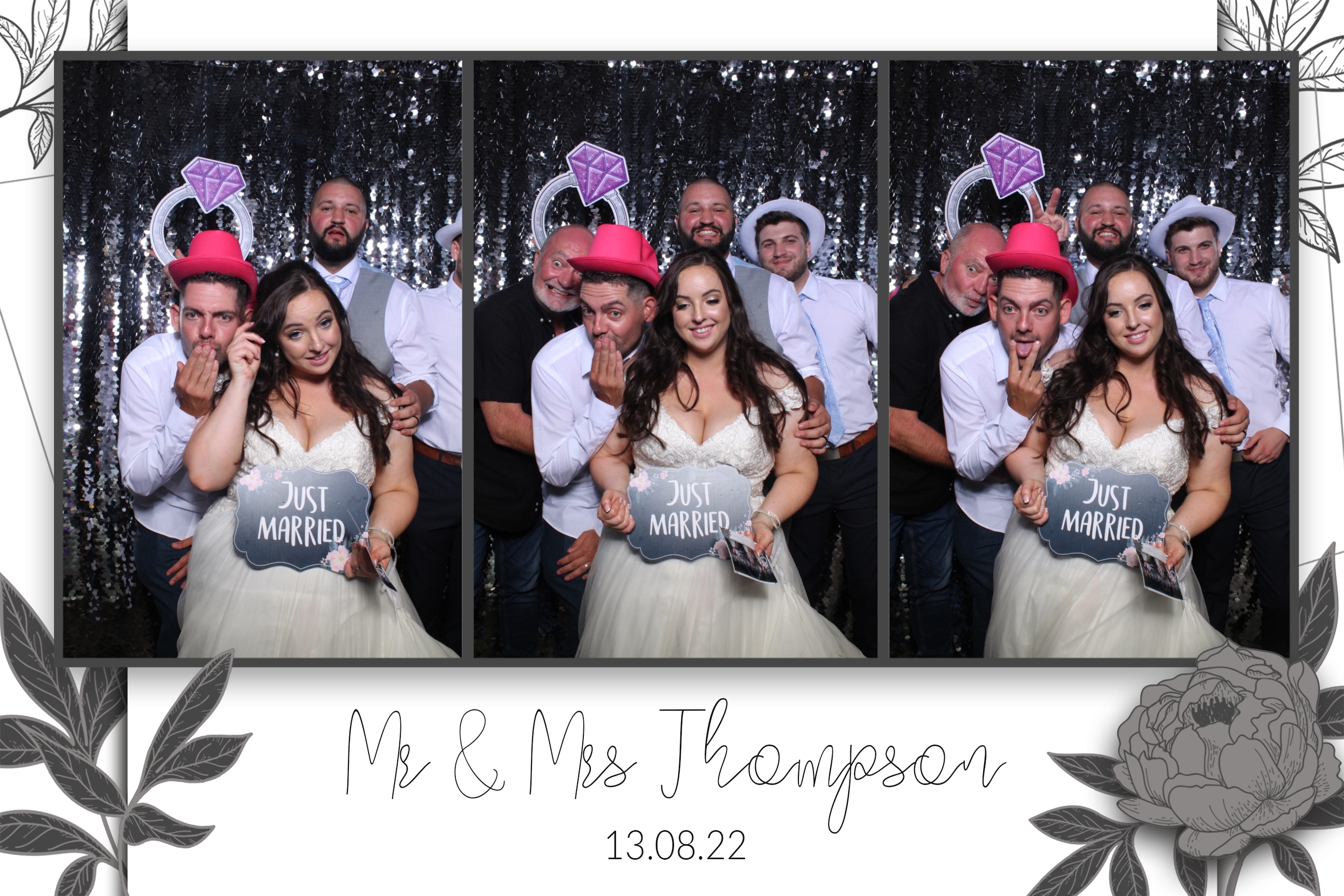 Mr & Mrs Thompson | View more photos from the event at images.mobile-photo-booth.com/u/MobilePhotoBoothUK/Mr-Mrs-Thompson