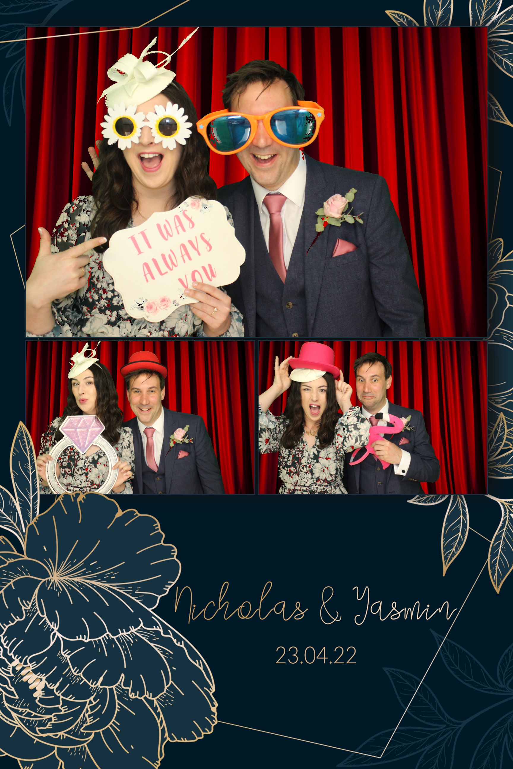 Nick & Yasmin | View more photos from the event at images.mobile-photo-booth.com/u/MobilePhotoBoothUK/Nick-Yasmin