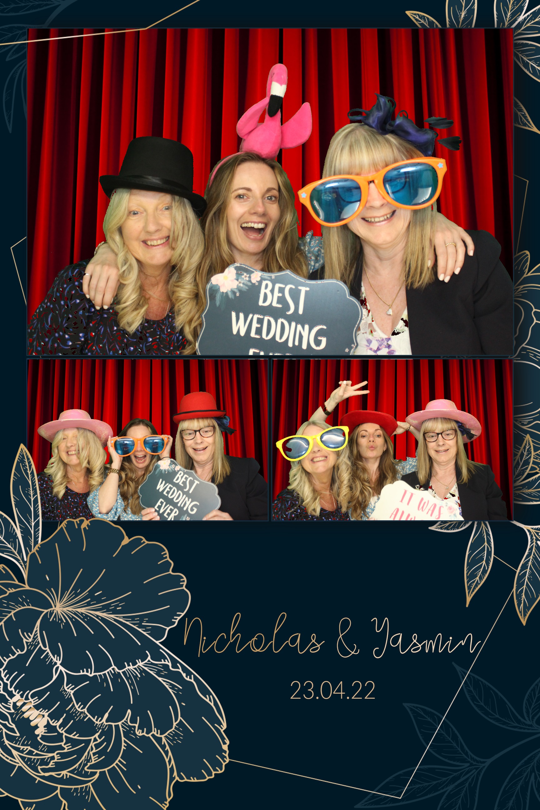 Nick & Yasmin | View more photos from the event at images.mobile-photo-booth.com/u/MobilePhotoBoothUK/Nick-Yasmin