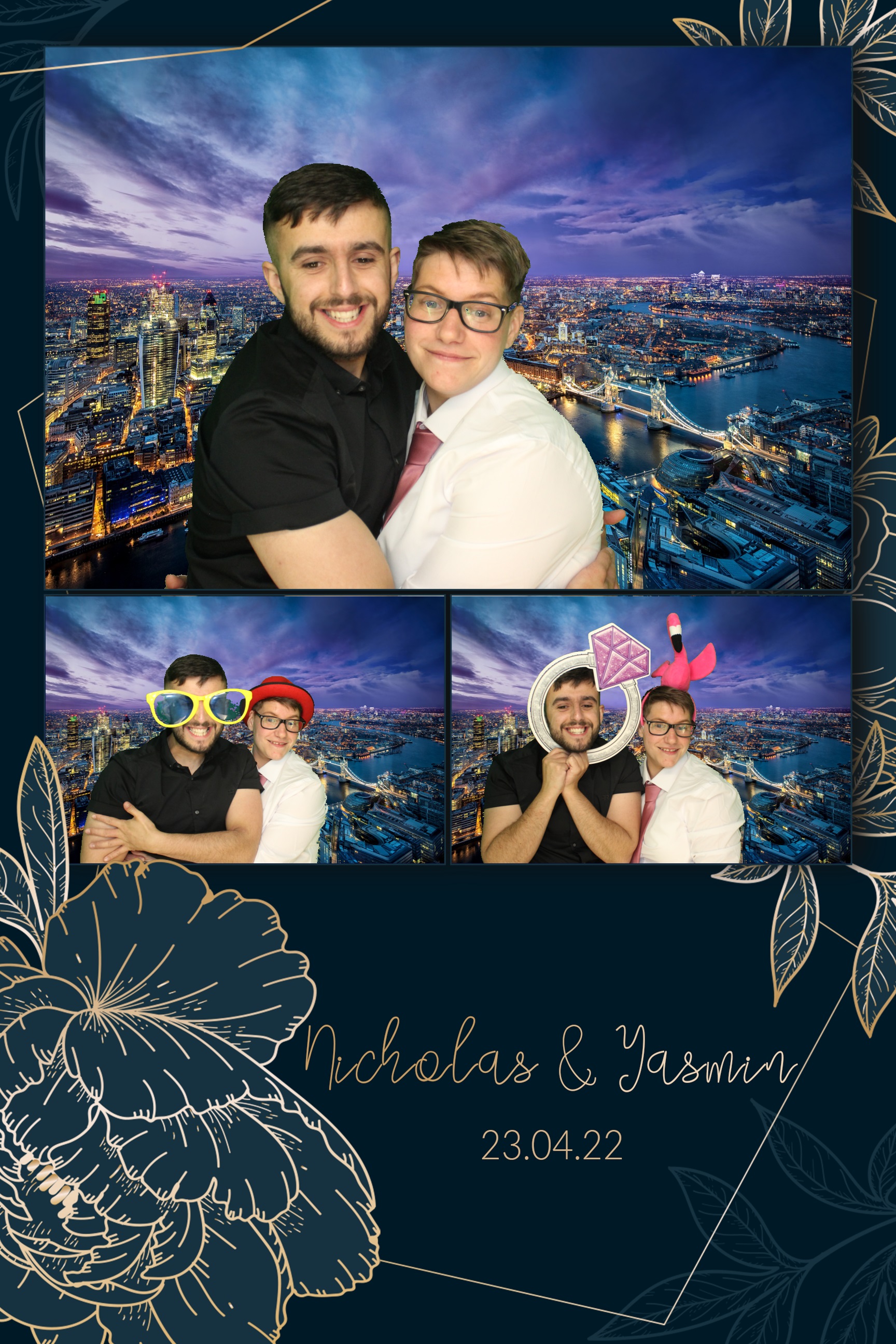 Nick & Yasmin | View more photos from the event at images.mobile-photo-booth.com/u/MobilePhotoBoothUK/Nick-Yasmin