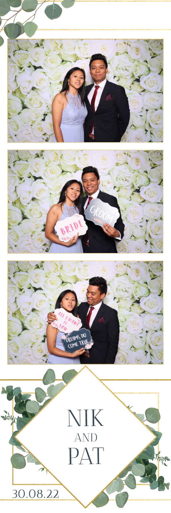 Nik & Pat | View more photos from the event at images.mobile-photo-booth.com/u/MobilePhotoBoothUK/Nik-Pat
