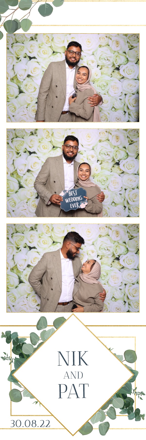 Nik & Pat | View more photos from the event at images.mobile-photo-booth.com/u/MobilePhotoBoothUK/Nik-Pat