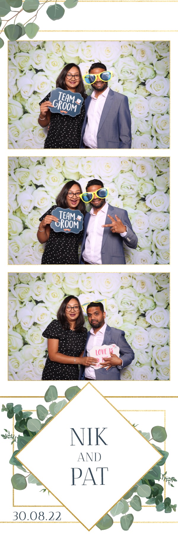 Nik & Pat | View more photos from the event at images.mobile-photo-booth.com/u/MobilePhotoBoothUK/Nik-Pat