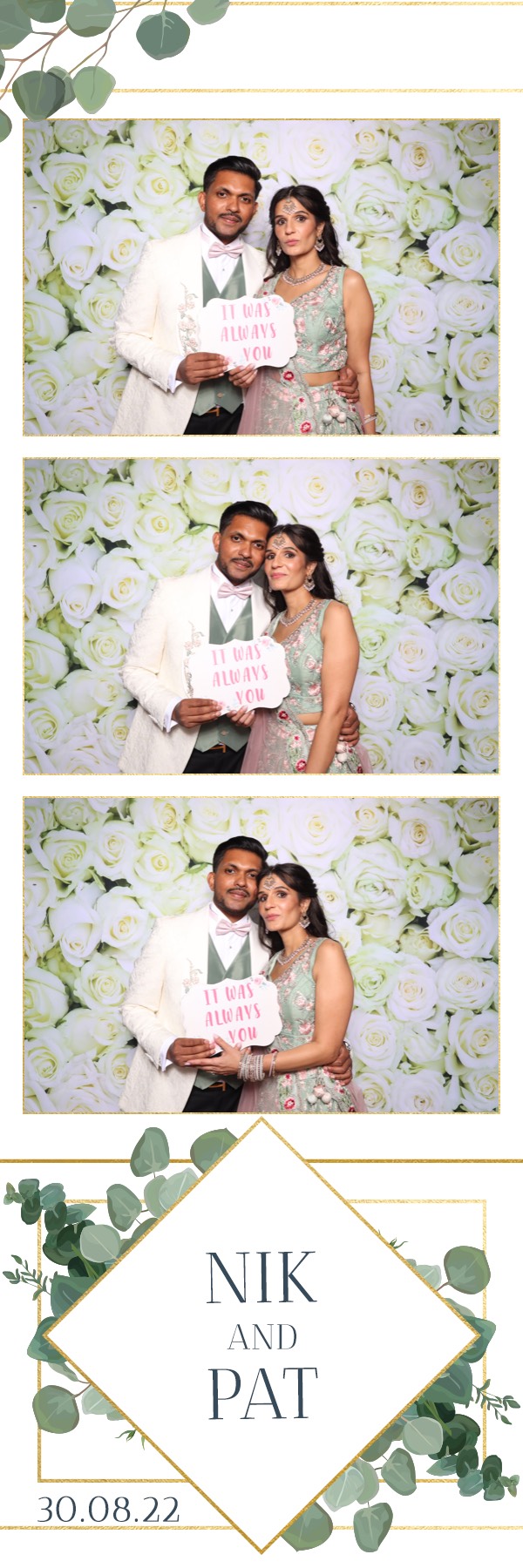 Nik & Pat | View more photos from the event at images.mobile-photo-booth.com/u/MobilePhotoBoothUK/Nik-Pat