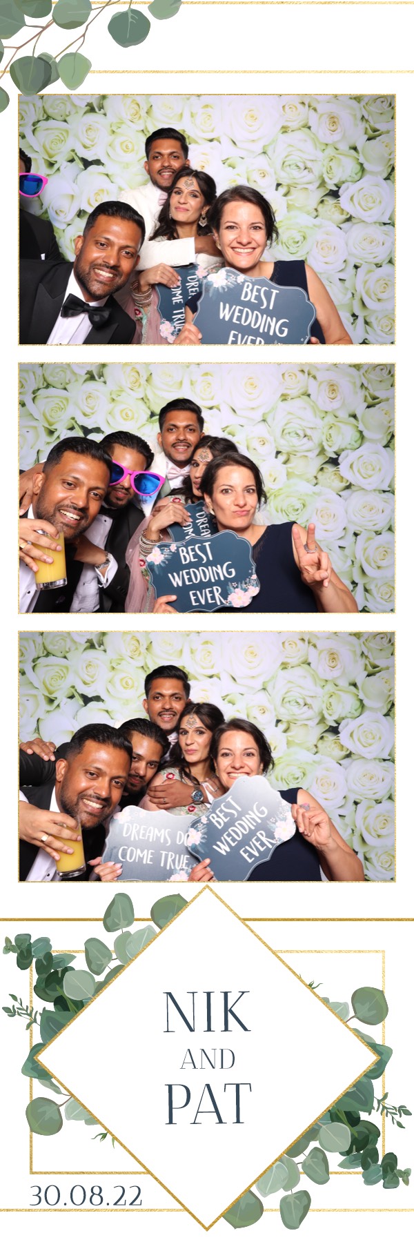 Nik & Pat | View more photos from the event at images.mobile-photo-booth.com/u/MobilePhotoBoothUK/Nik-Pat