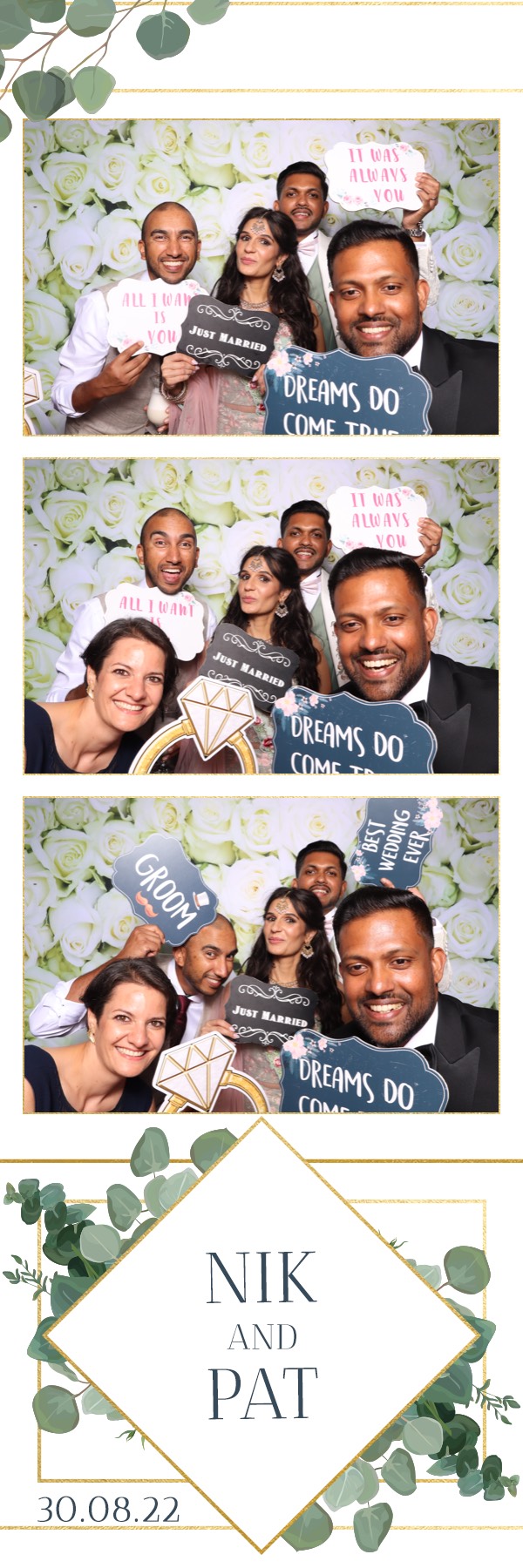 Nik & Pat | View more photos from the event at images.mobile-photo-booth.com/u/MobilePhotoBoothUK/Nik-Pat