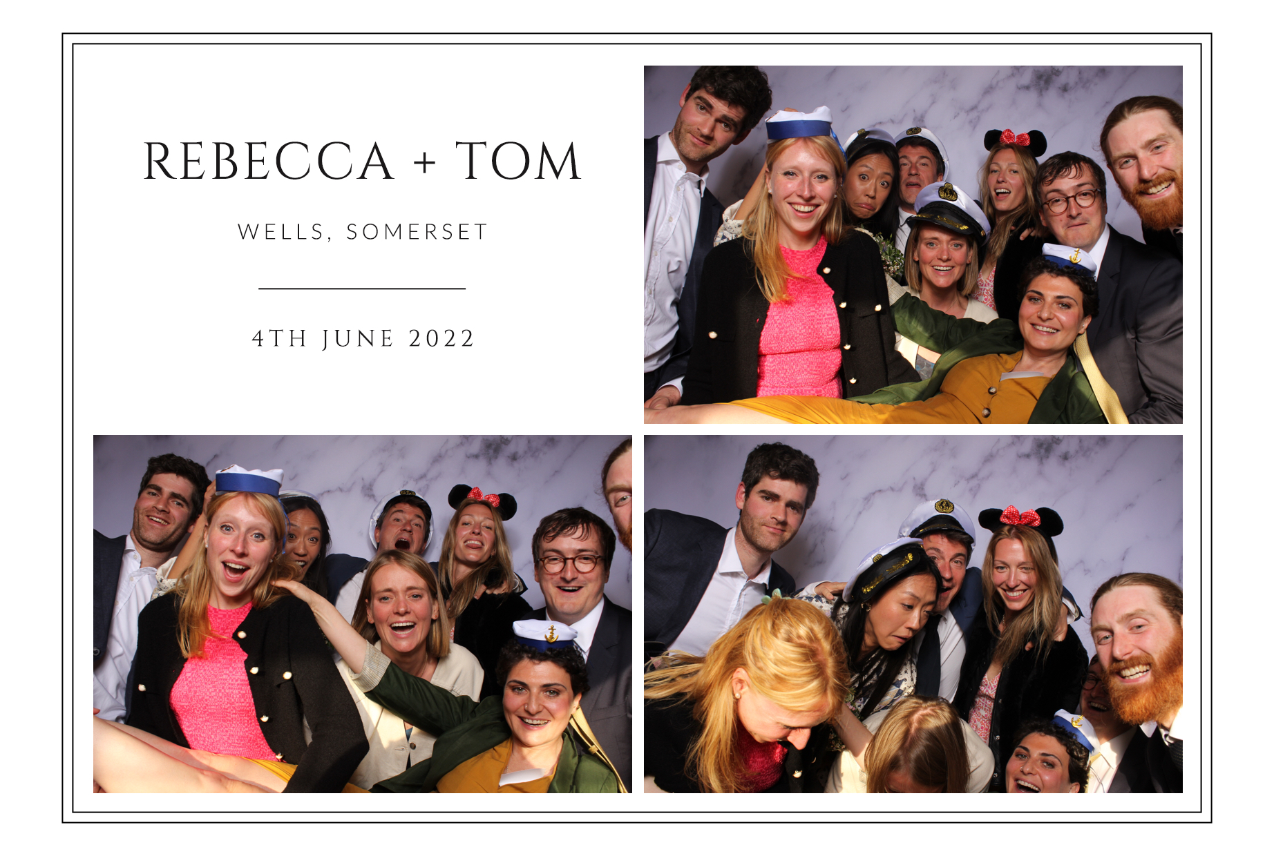 Rebecca and Tom | View more photos from the event at images.mobile-photo-booth.com/u/MobilePhotoBoothUK/Rebecca-and-Tom