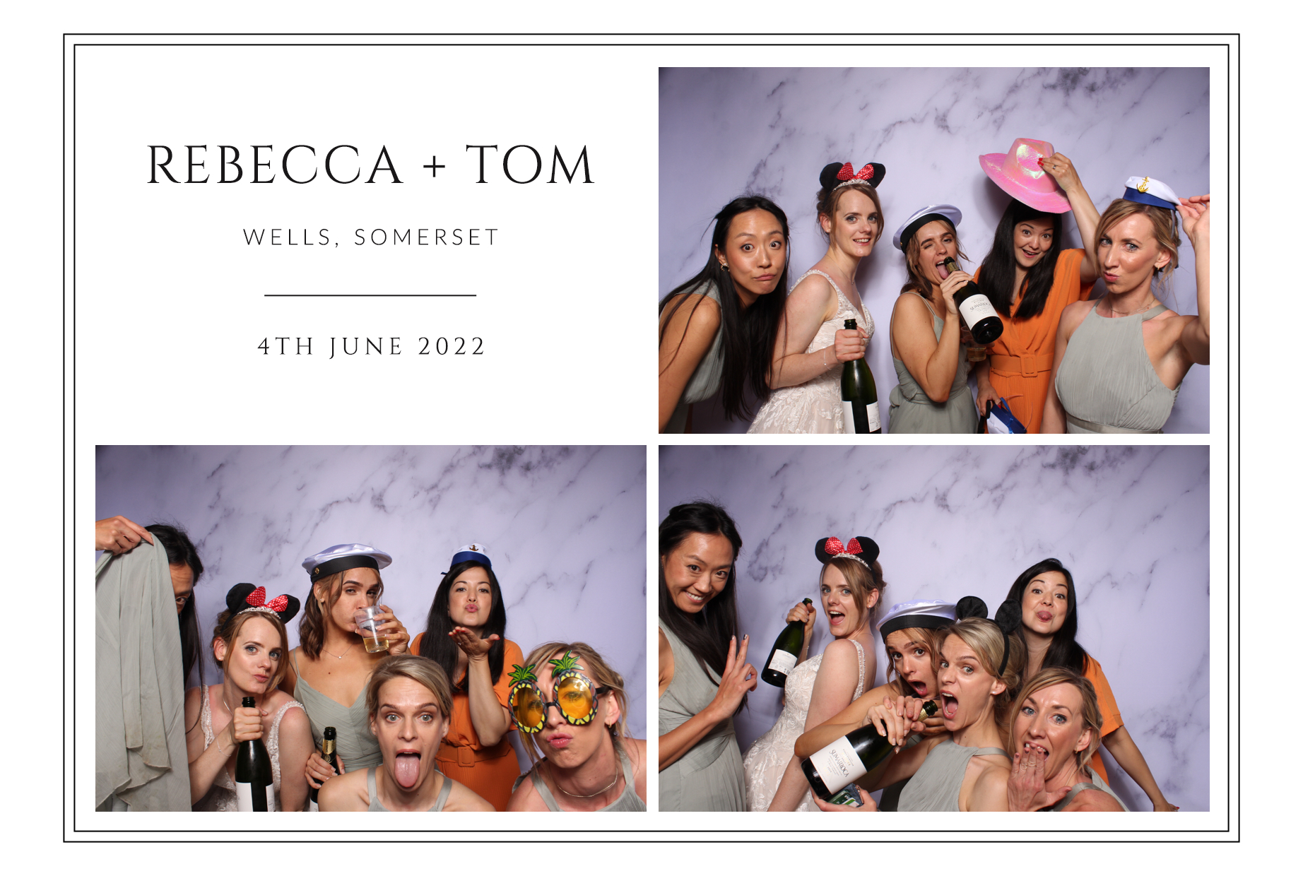 Rebecca and Tom | View more photos from the event at images.mobile-photo-booth.com/u/MobilePhotoBoothUK/Rebecca-and-Tom