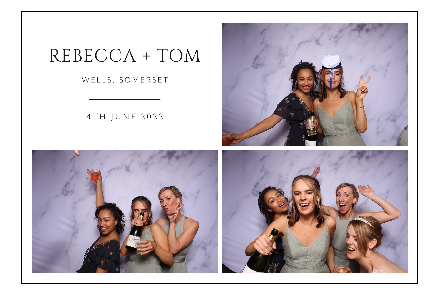 Rebecca and Tom | View more photos from the event at images.mobile-photo-booth.com/u/MobilePhotoBoothUK/Rebecca-and-Tom