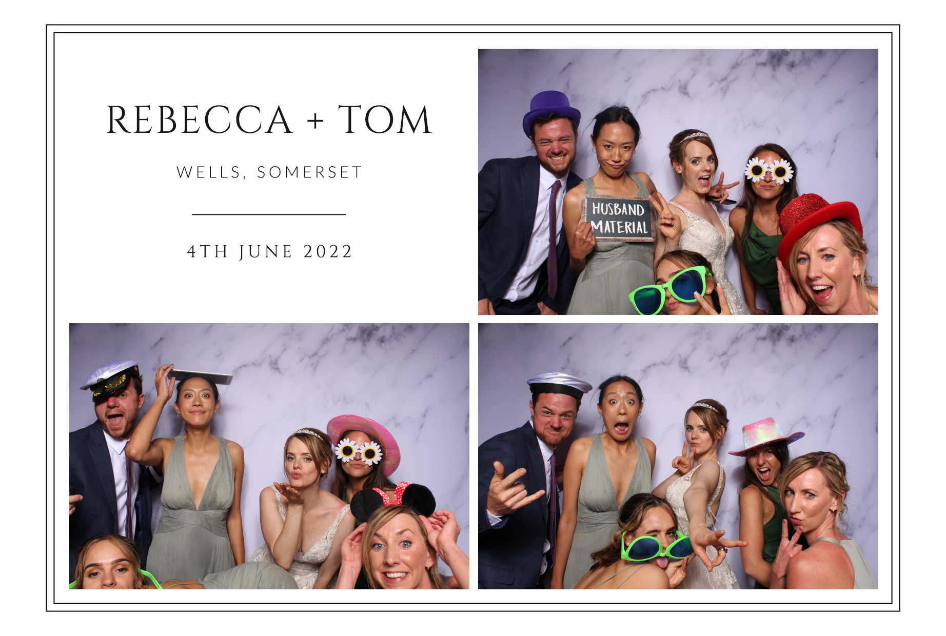 Rebecca and Tom | View more photos from the event at images.mobile-photo-booth.com/u/MobilePhotoBoothUK/Rebecca-and-Tom