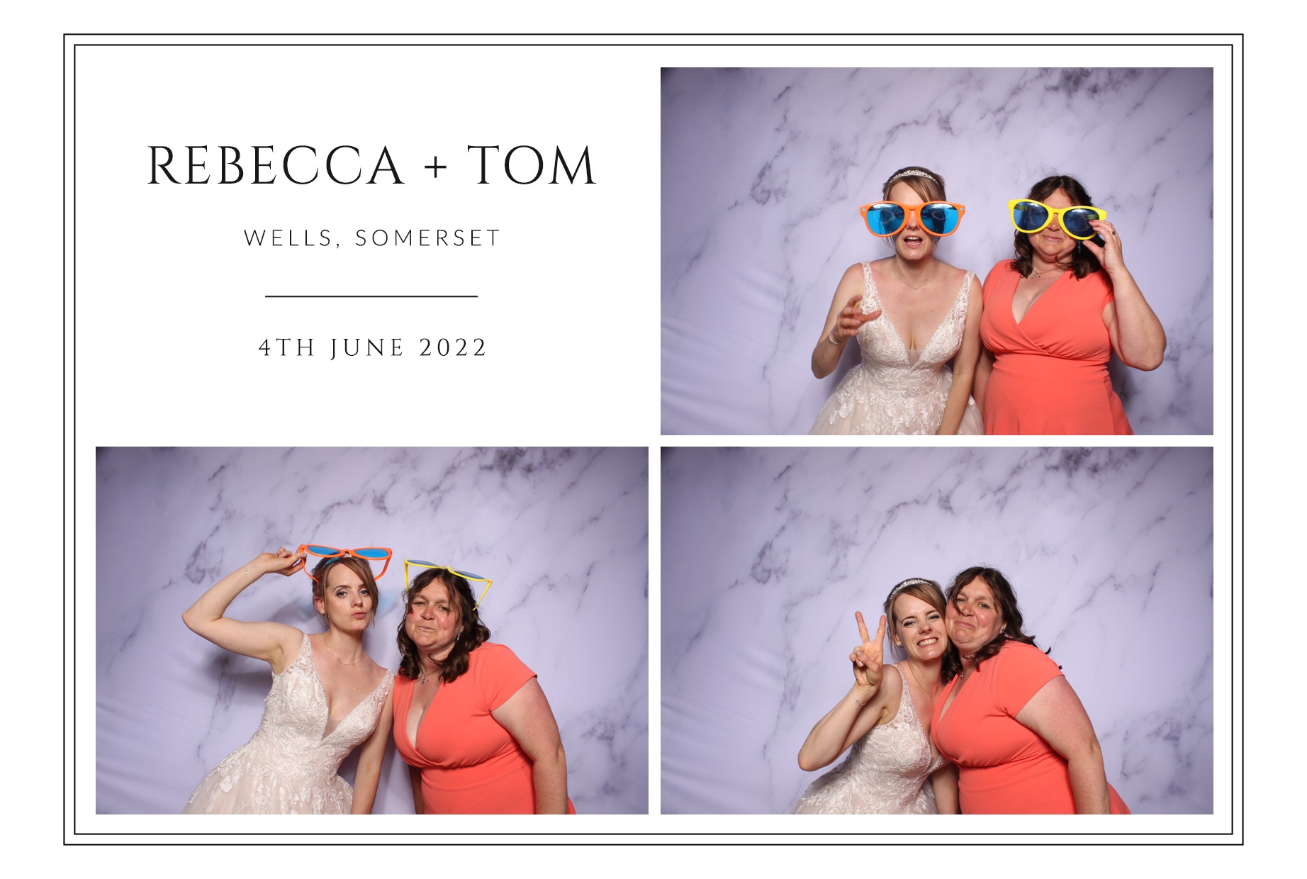 Rebecca and Tom | View more photos from the event at images.mobile-photo-booth.com/u/MobilePhotoBoothUK/Rebecca-and-Tom