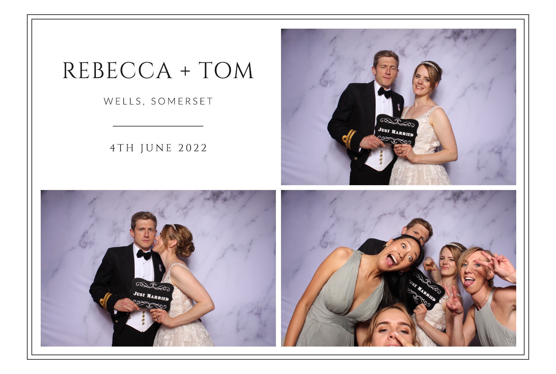 Rebecca and Tom | View more photos from the event at images.mobile-photo-booth.com/u/MobilePhotoBoothUK/Rebecca-and-Tom