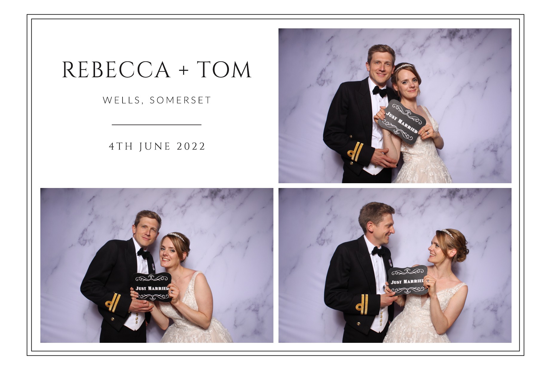 Rebecca and Tom | View more photos from the event at images.mobile-photo-booth.com/u/MobilePhotoBoothUK/Rebecca-and-Tom