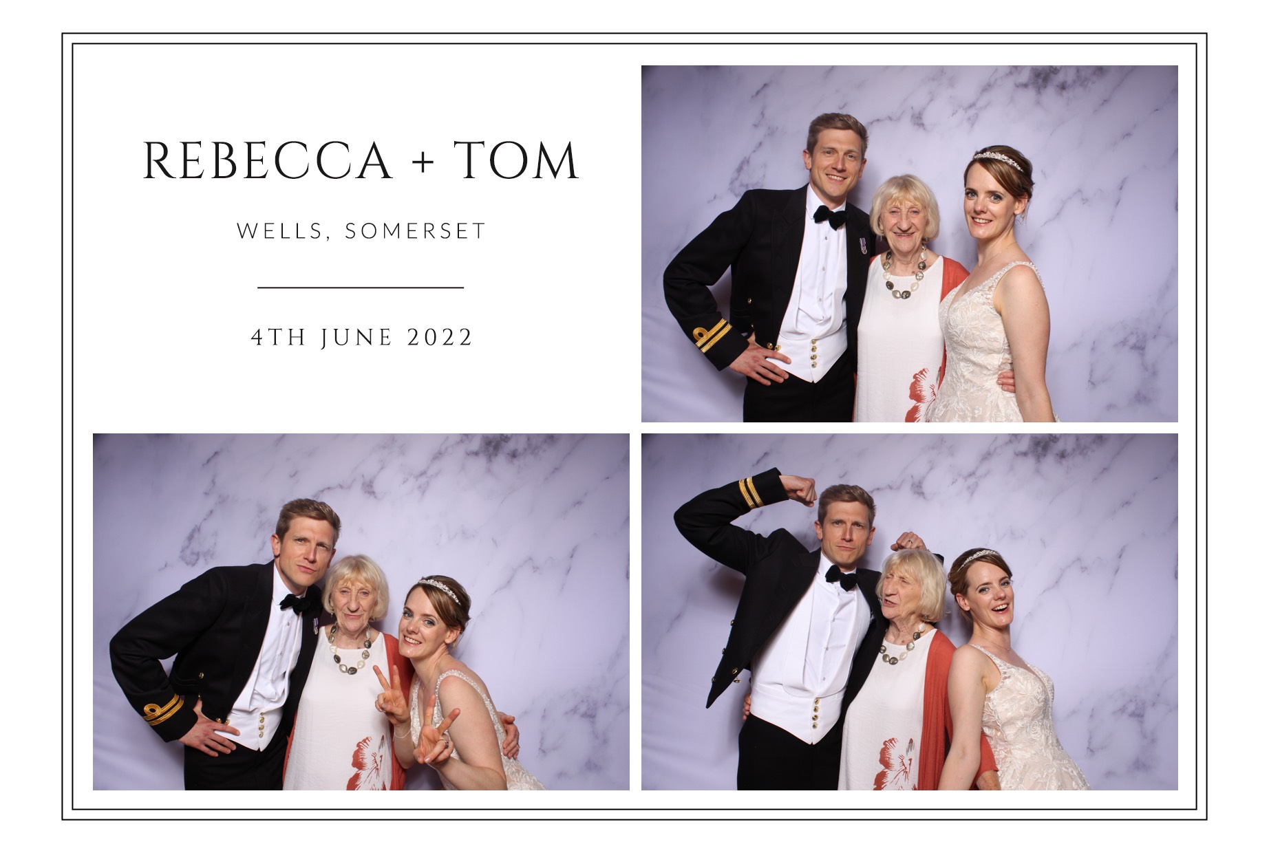 Rebecca and Tom | View more photos from the event at images.mobile-photo-booth.com/u/MobilePhotoBoothUK/Rebecca-and-Tom