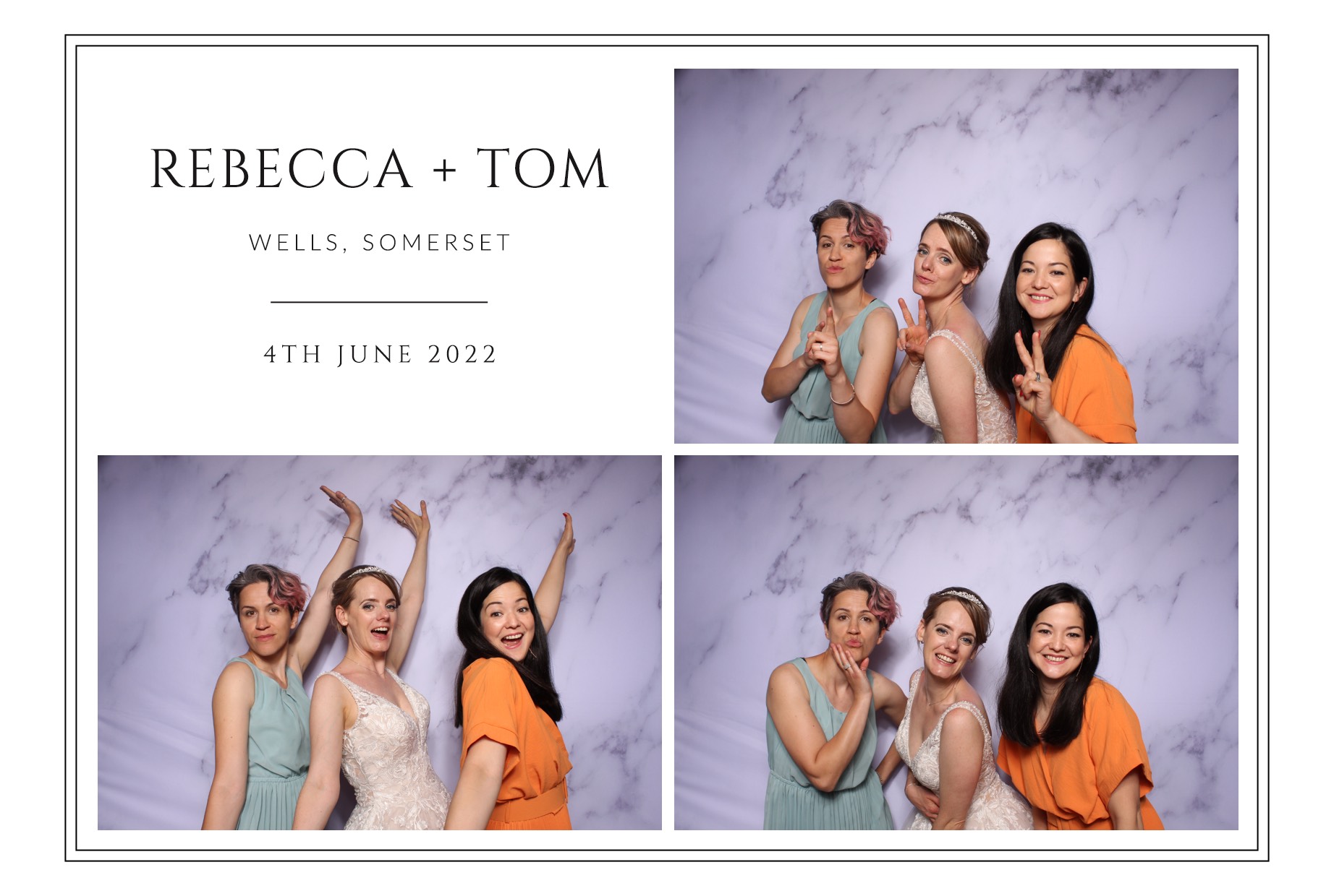 Rebecca and Tom | View more photos from the event at images.mobile-photo-booth.com/u/MobilePhotoBoothUK/Rebecca-and-Tom