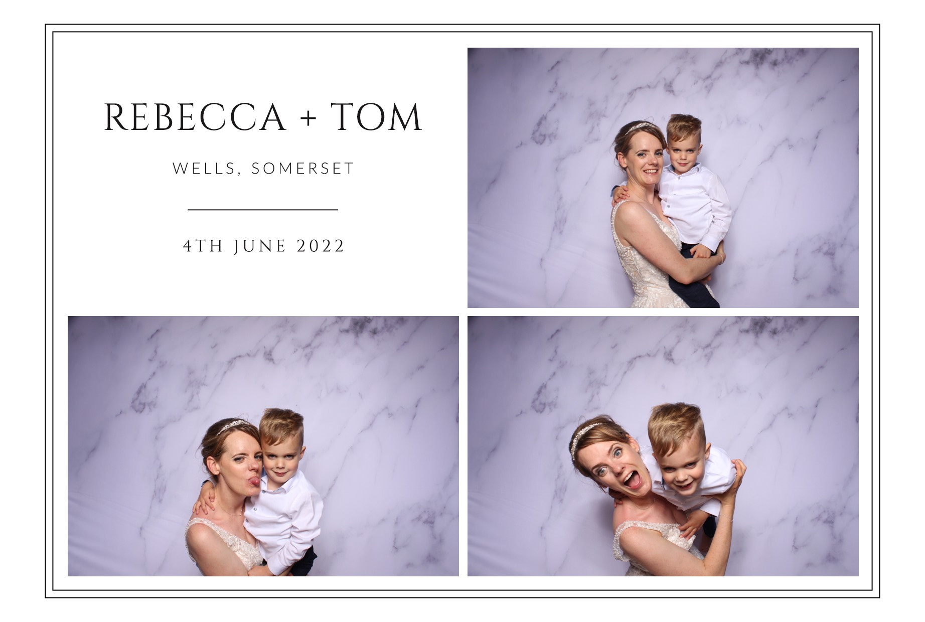 Rebecca and Tom | View more photos from the event at images.mobile-photo-booth.com/u/MobilePhotoBoothUK/Rebecca-and-Tom