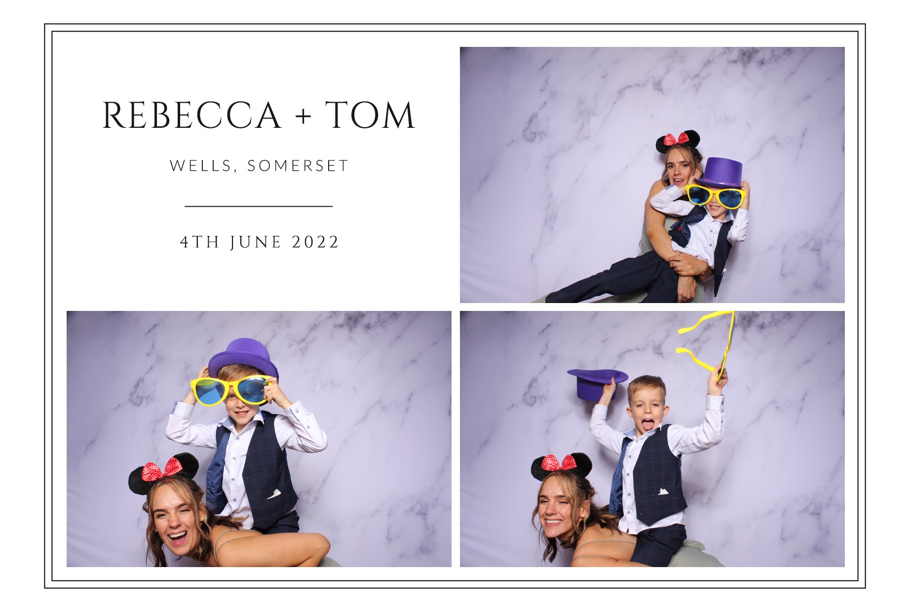 Rebecca and Tom | View more photos from the event at images.mobile-photo-booth.com/u/MobilePhotoBoothUK/Rebecca-and-Tom