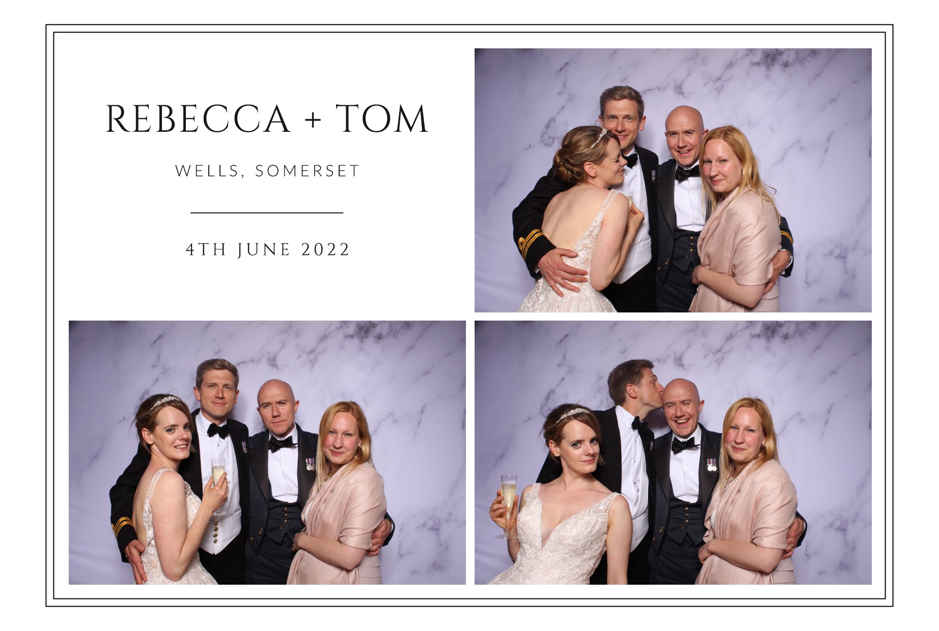 Rebecca and Tom | View more photos from the event at images.mobile-photo-booth.com/u/MobilePhotoBoothUK/Rebecca-and-Tom