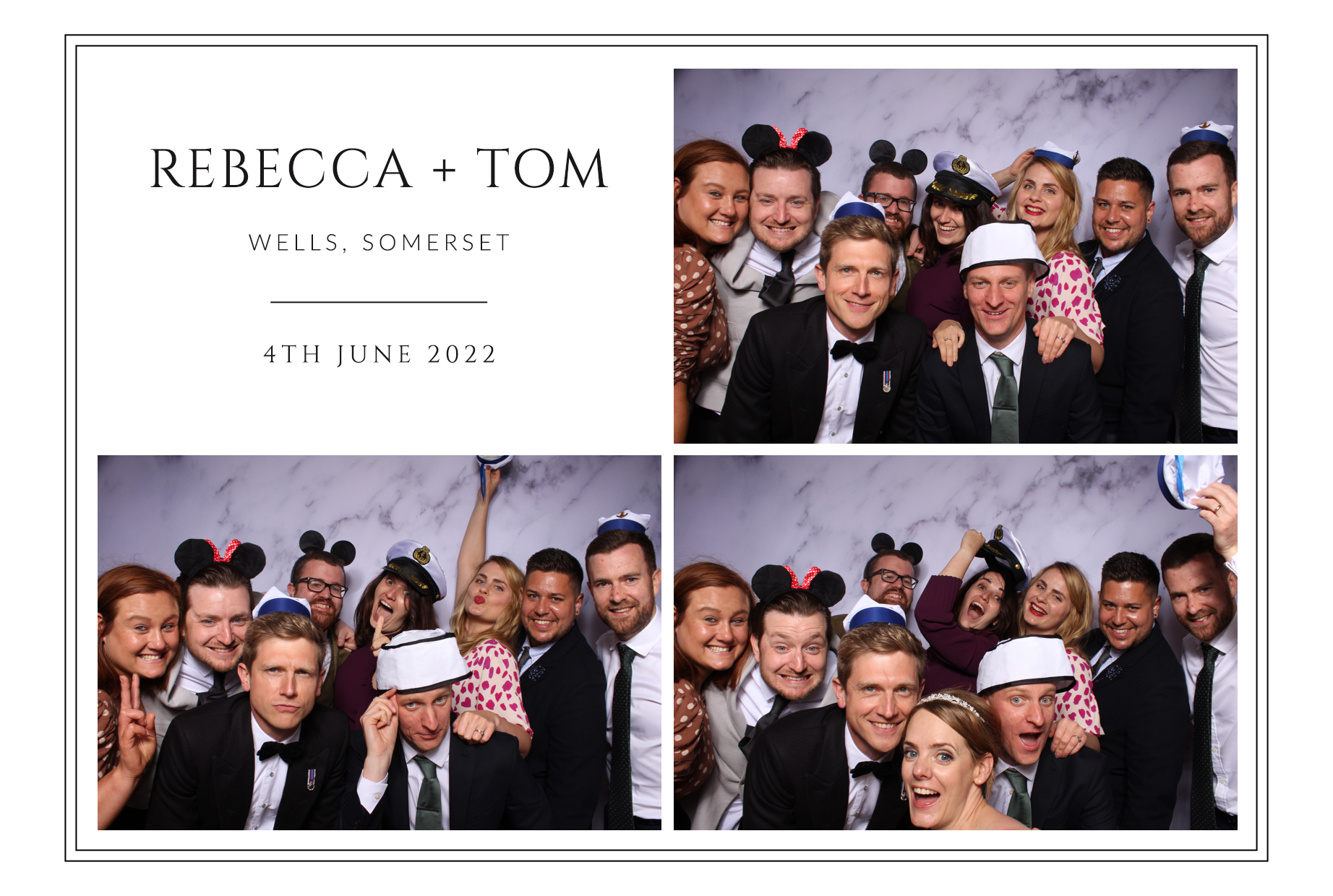 Rebecca and Tom | View more photos from the event at images.mobile-photo-booth.com/u/MobilePhotoBoothUK/Rebecca-and-Tom