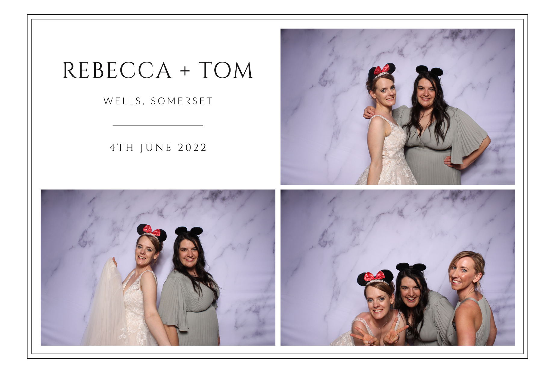 Rebecca and Tom | View more photos from the event at images.mobile-photo-booth.com/u/MobilePhotoBoothUK/Rebecca-and-Tom