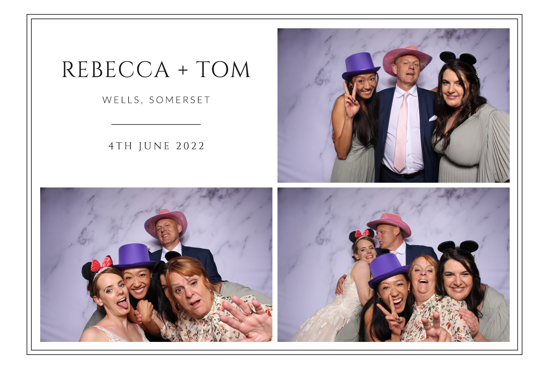 Rebecca and Tom | View more photos from the event at images.mobile-photo-booth.com/u/MobilePhotoBoothUK/Rebecca-and-Tom