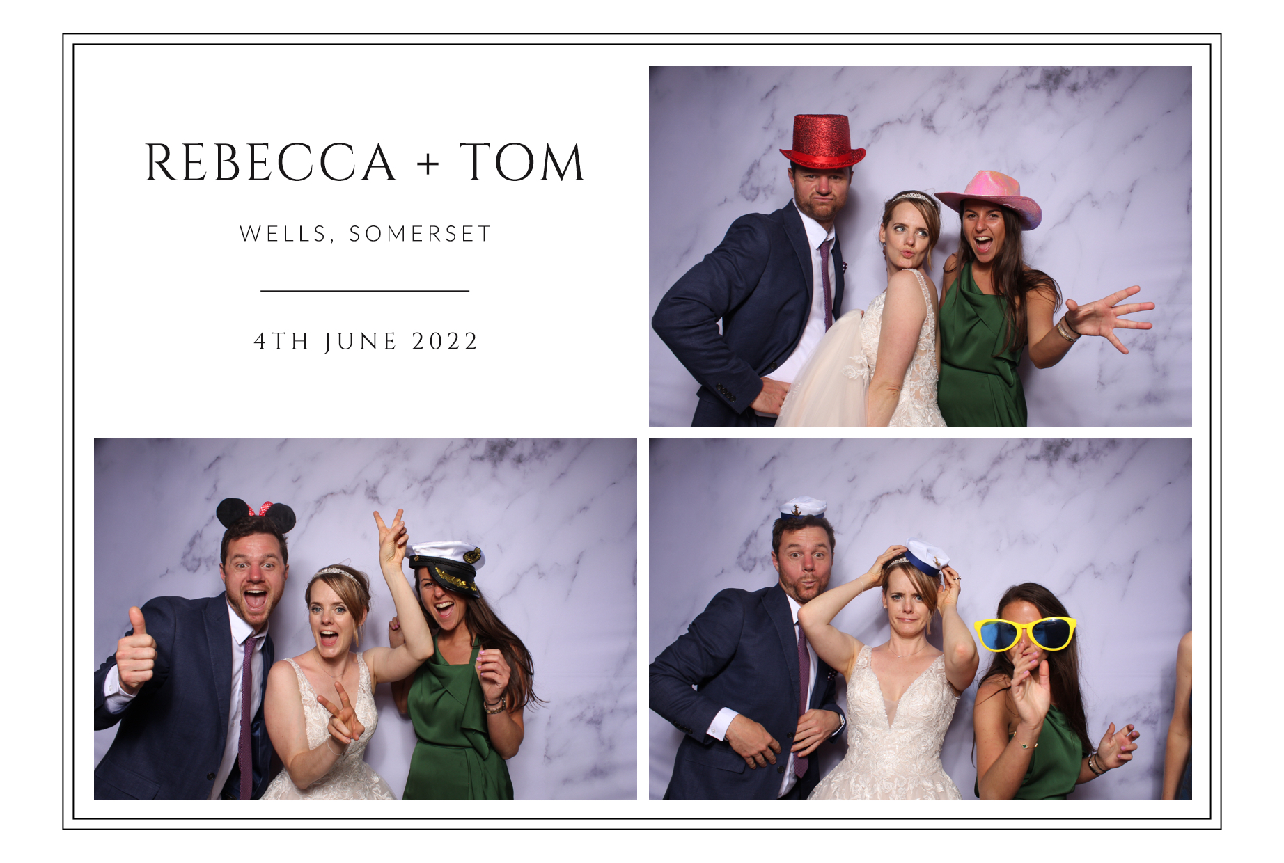 Rebecca and Tom | View more photos from the event at images.mobile-photo-booth.com/u/MobilePhotoBoothUK/Rebecca-and-Tom